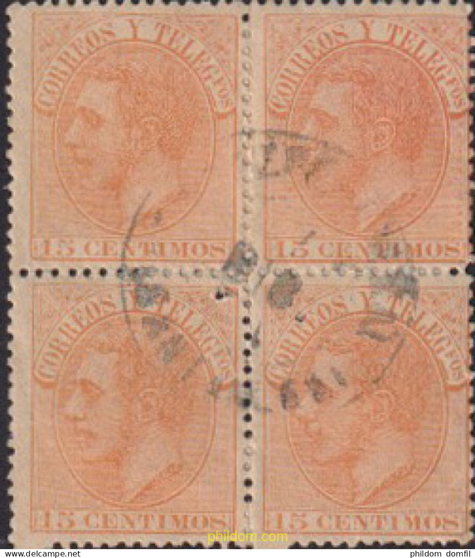 620641 USED ESPAÑA 1882 ALFONSO XII - Unused Stamps
