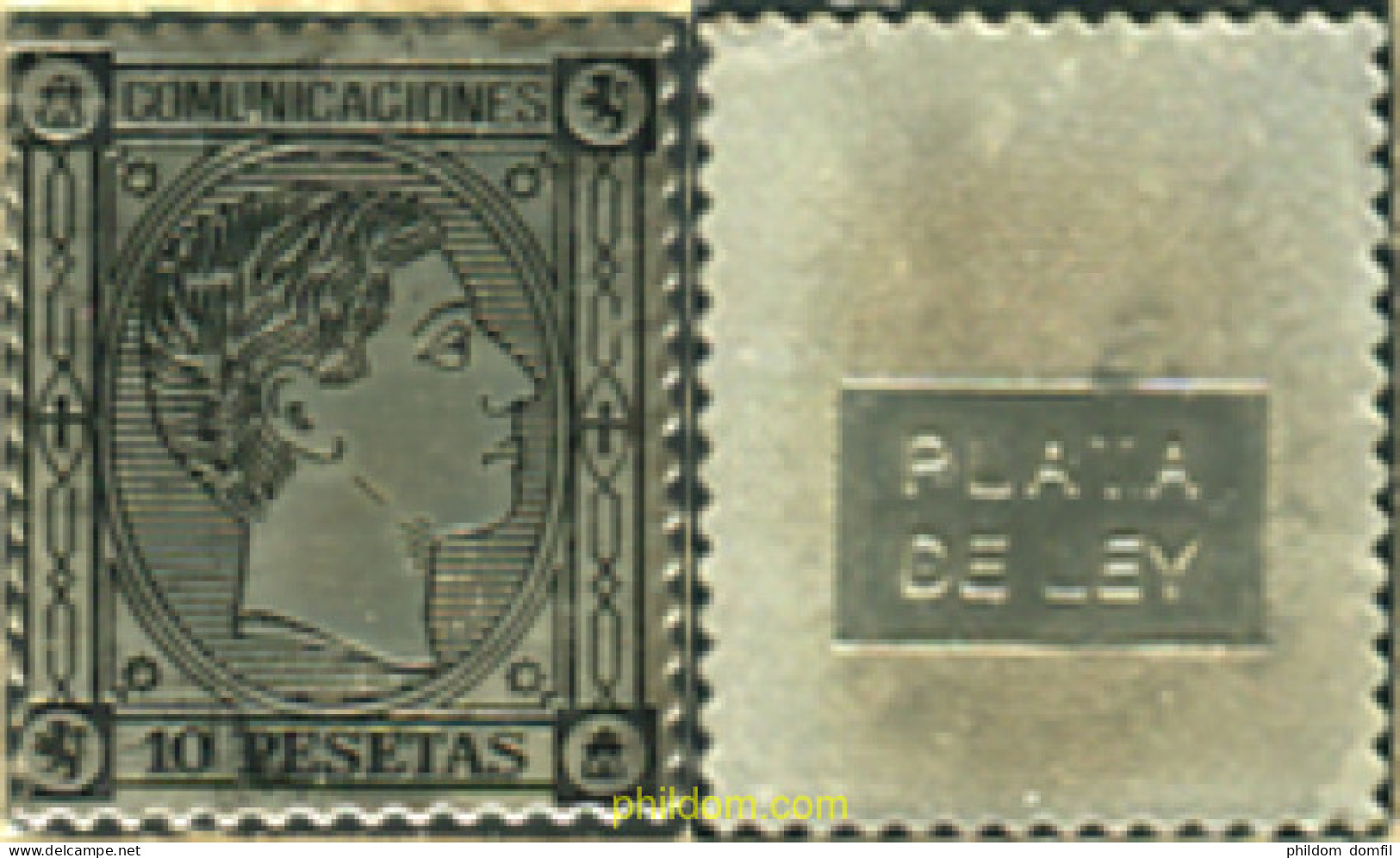 350974 MNH ESPAÑA 1875 ALFONSO XII - Neufs