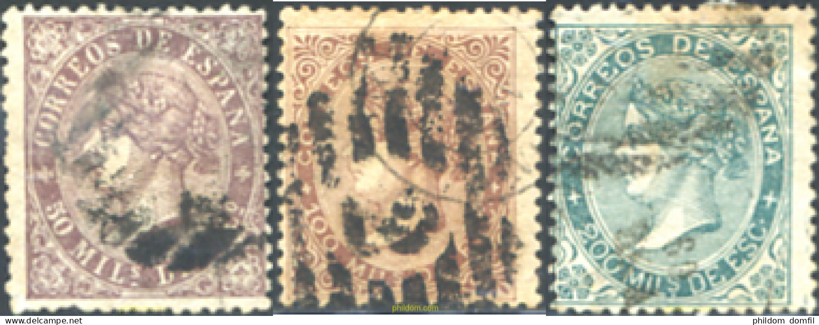 285183 USED ESPAÑA 1868 ISABEL II - Nuevos