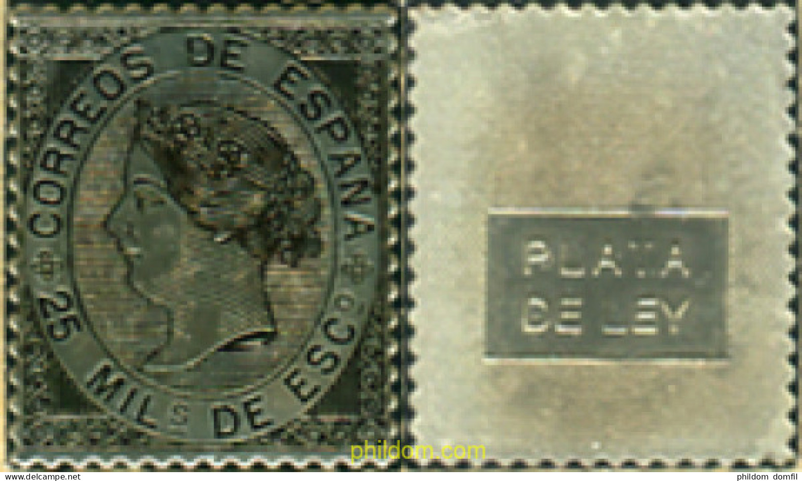 350960 MNH ESPAÑA 1868 ISABEL II - Unused Stamps