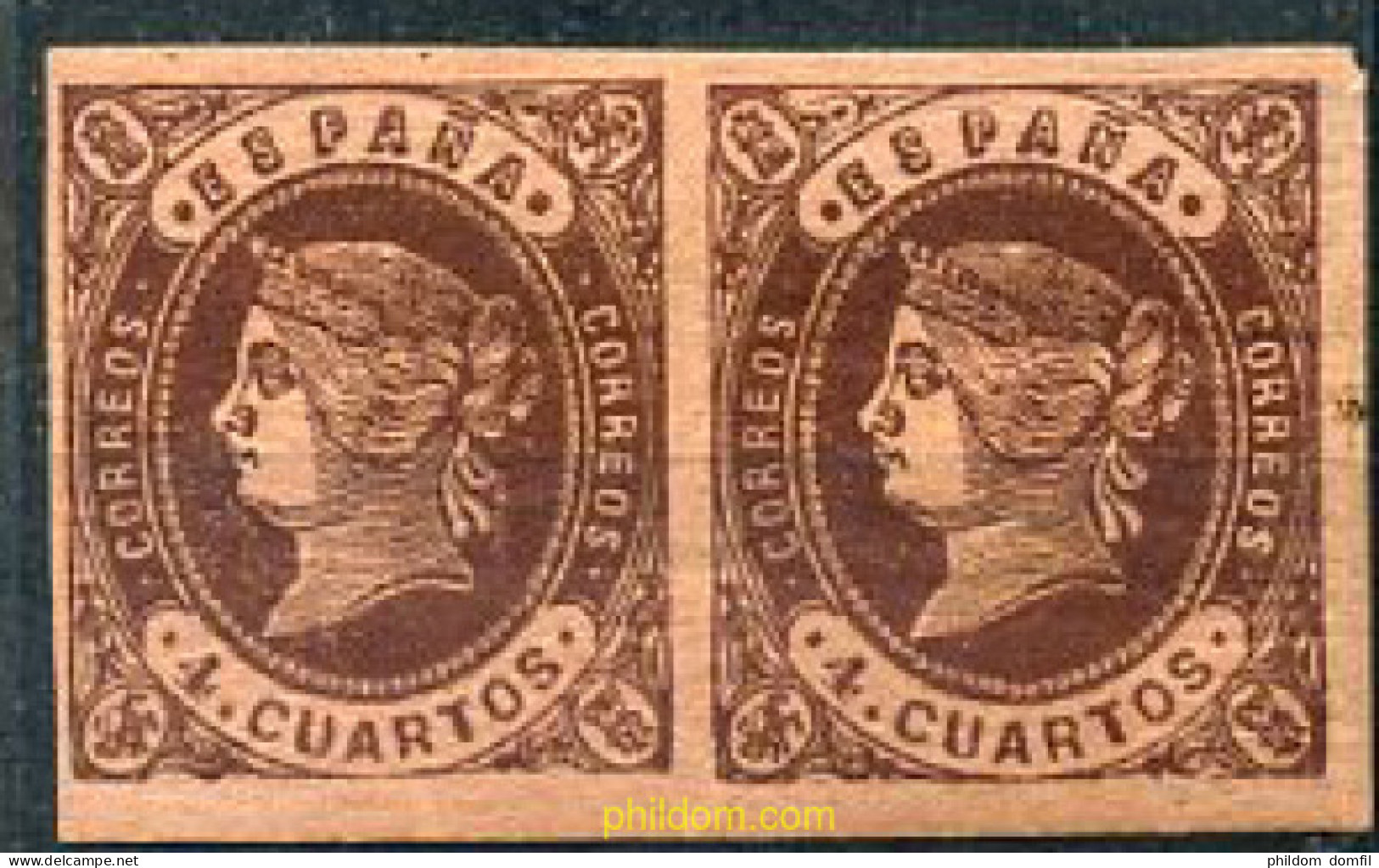 210026 MNH ESPAÑA 1862 ISABEL II - Postfris – Scharnier