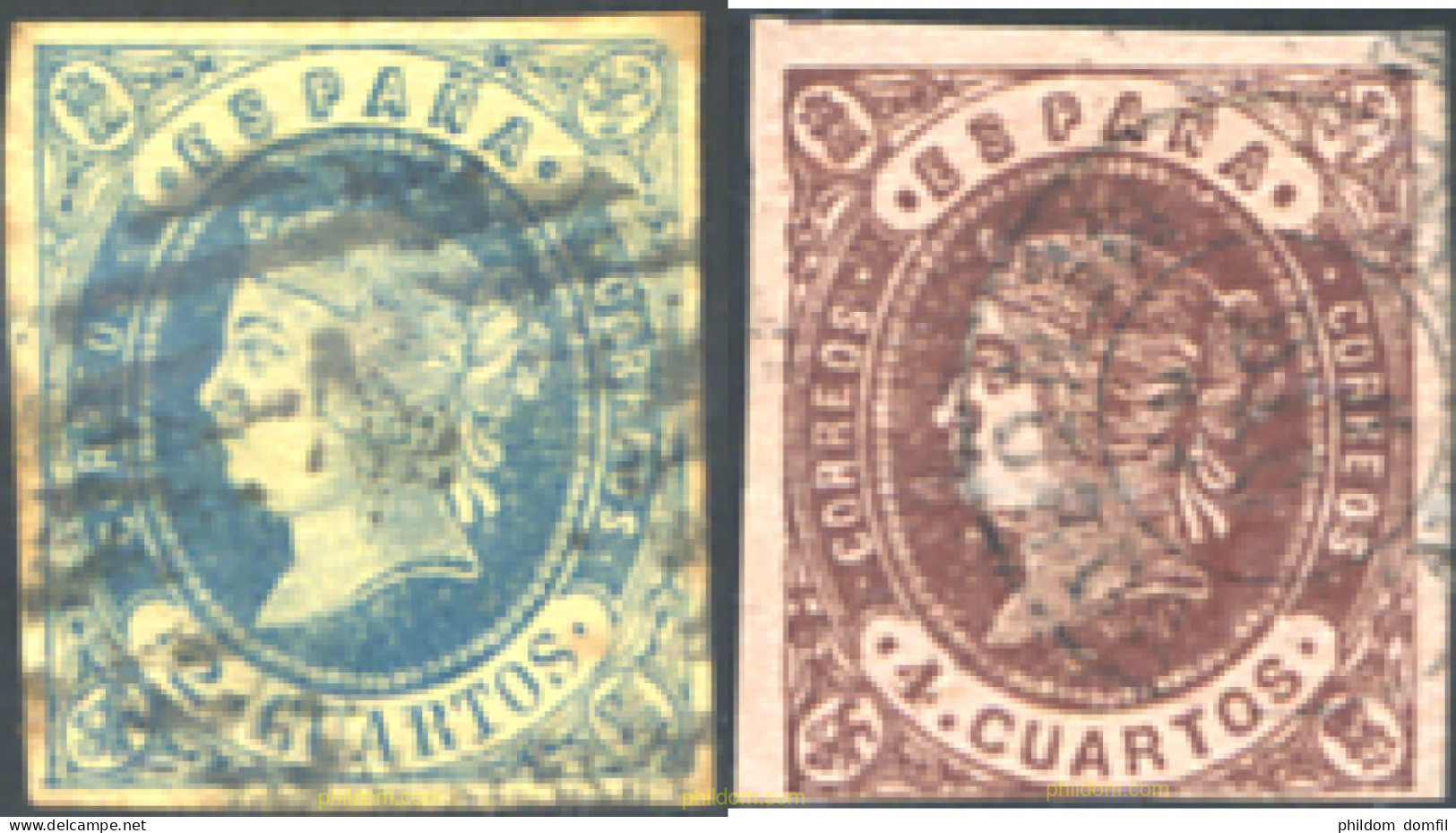 285205 USED ESPAÑA 1862 ISABEL II - Nuevos