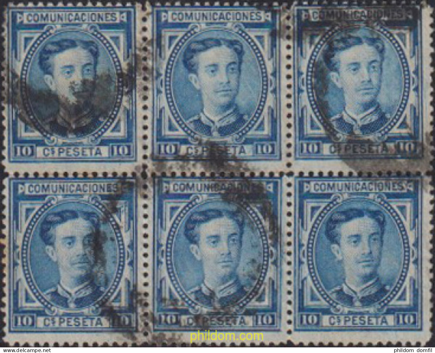 620584 USED ESPAÑA 1876 CORONA REAL Y ALFONSO XII - Neufs