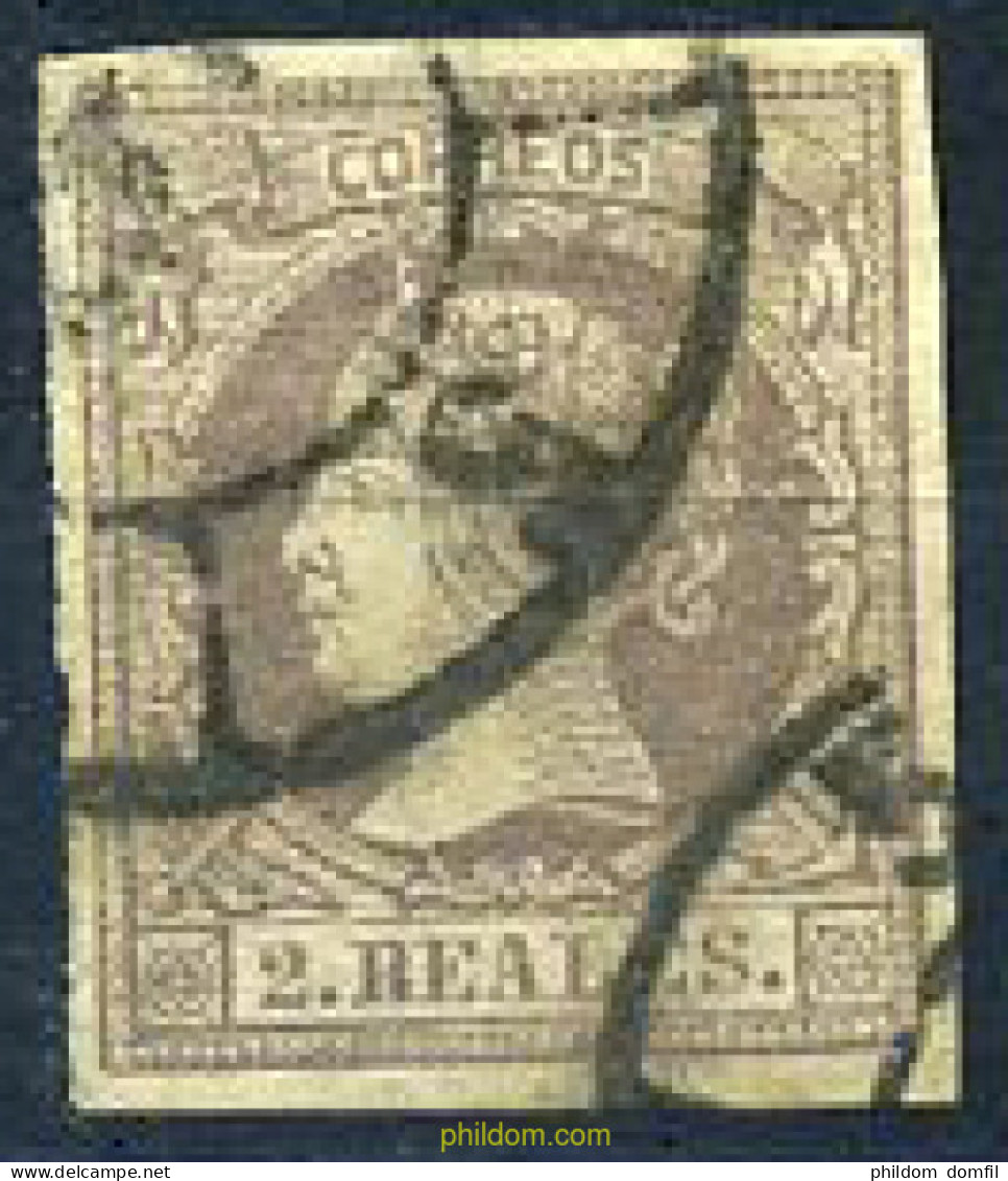 210024 USED ESPAÑA 1860 ISABEL II - Unused Stamps