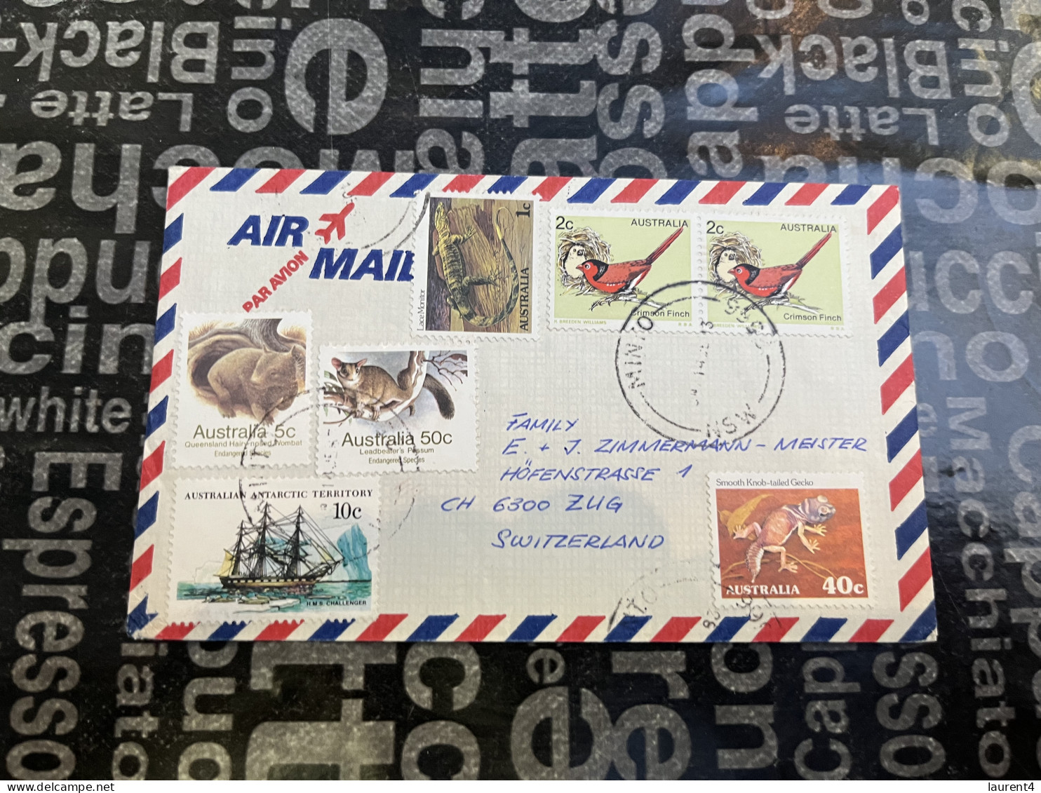 13-1-2024 (1 X 8) 3 Letters Posted Posted From Australia To Switzerland - Brieven En Documenten