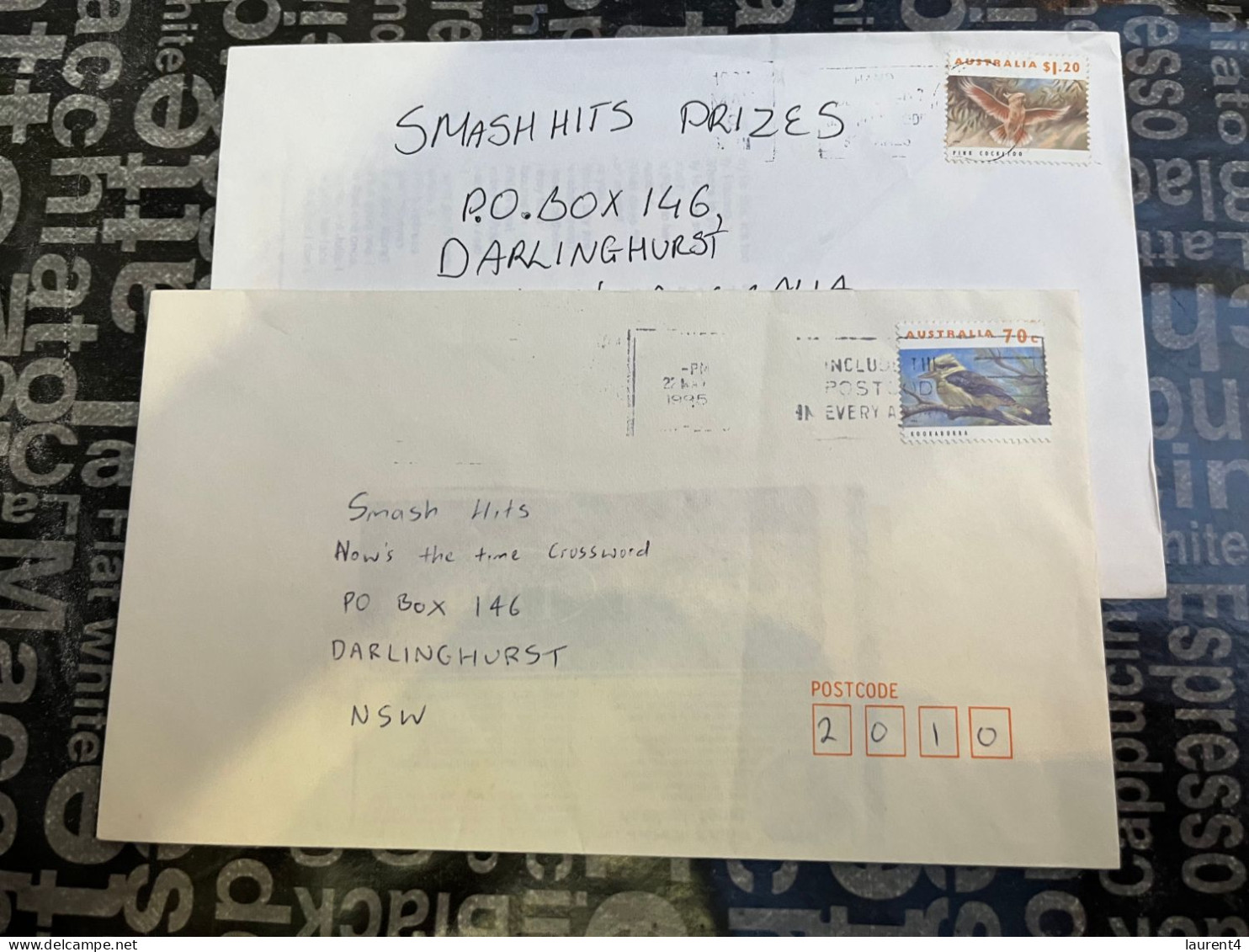 13-1-2024 (1 X 8) 2 Letter Posted Within Australia - With Over-pricing Postage (postage Was 45 Cent In 1990's) - Cartas & Documentos