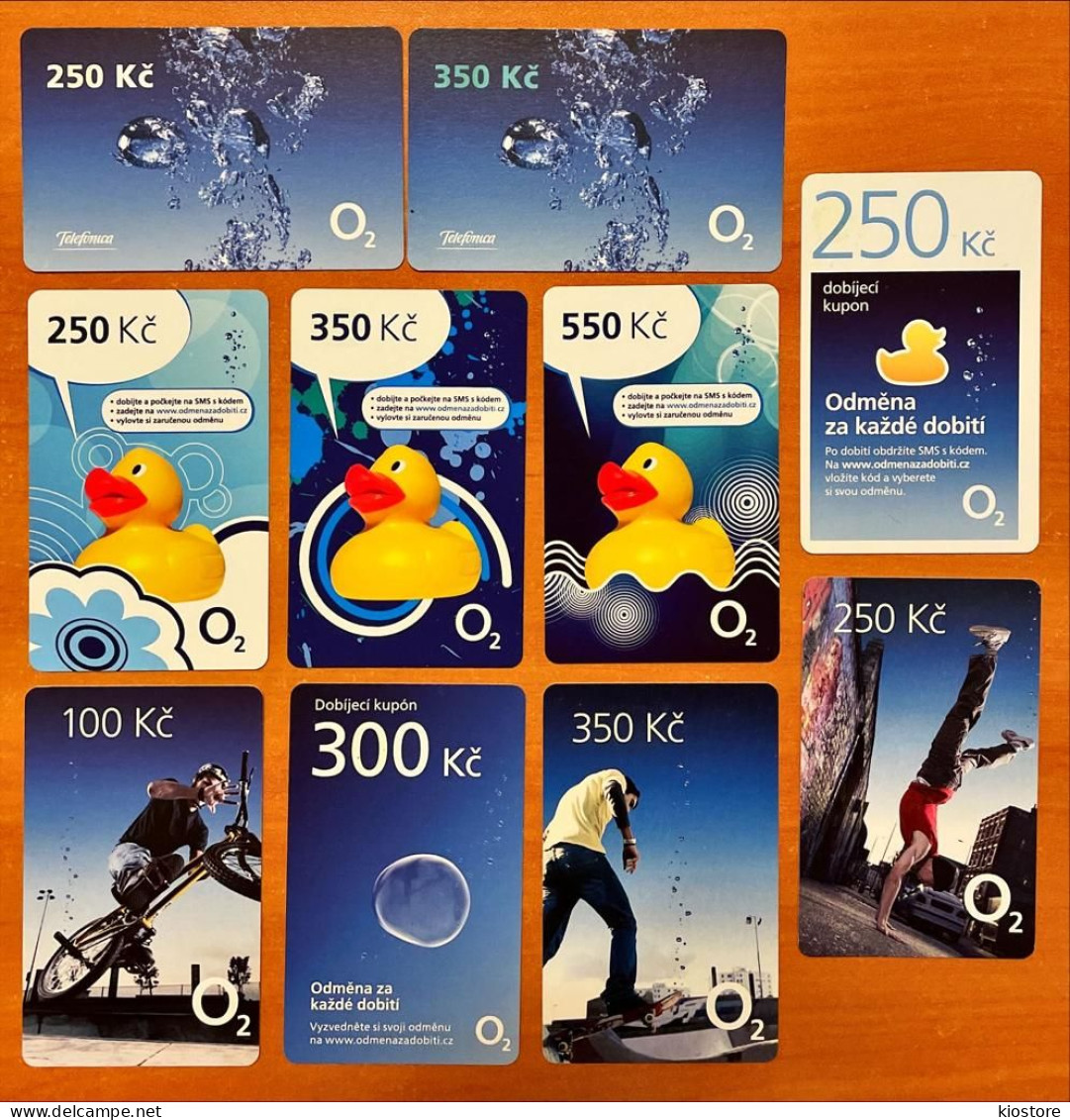 10 Different Phonecards - Telecom Operators