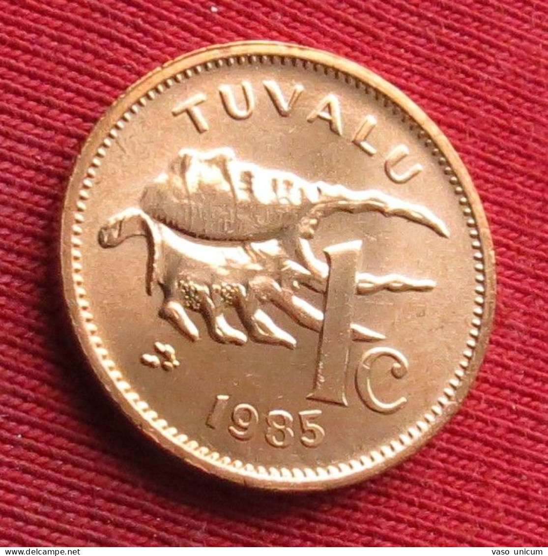 Tuvalu 1 Cent 1985 Shell  UNC - Tuvalu