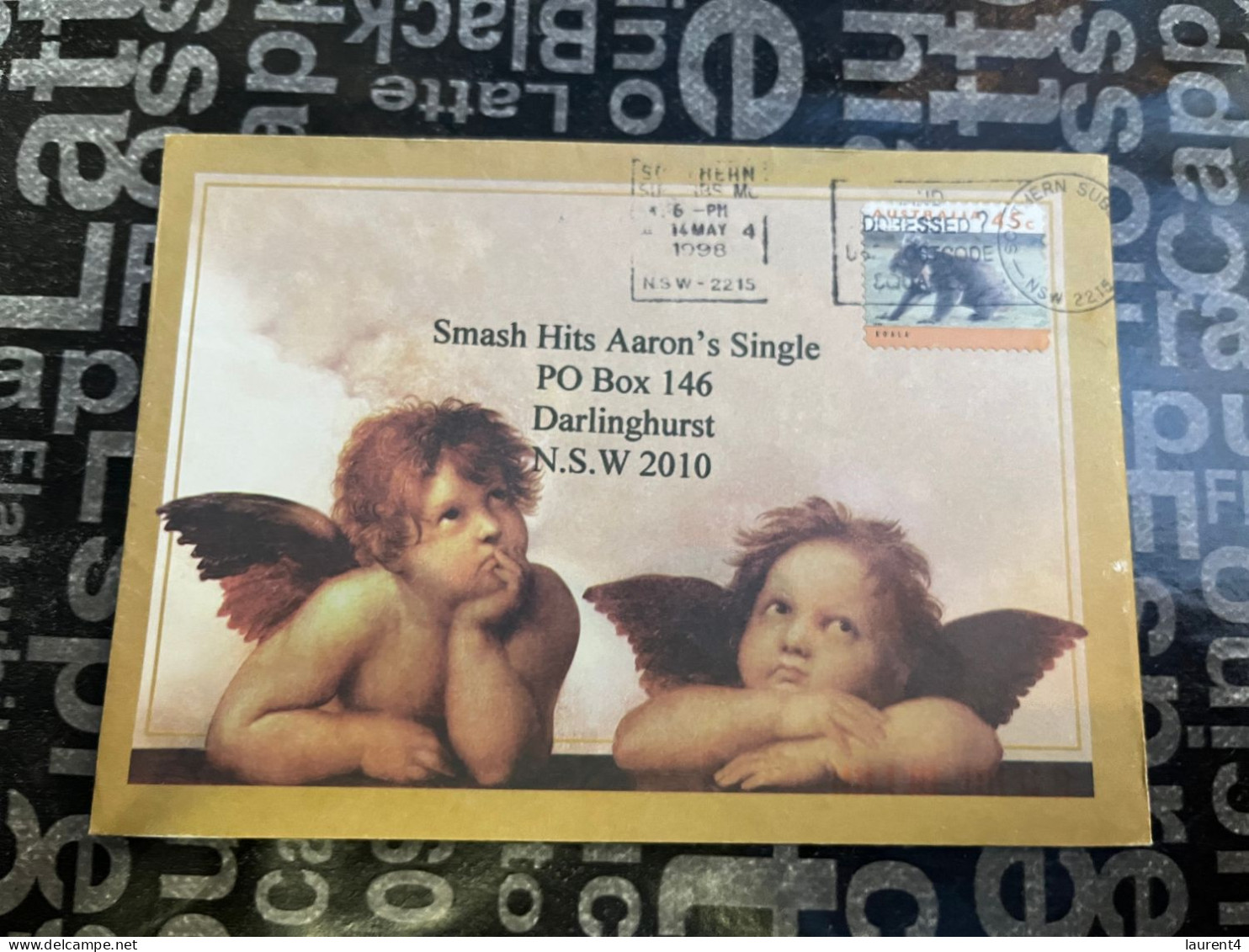 14-1-2024 (1 X 11) 2 Letter Posted Within Australia - Decorated Envelope (to Barbie Magazine) Angels - Brieven En Documenten