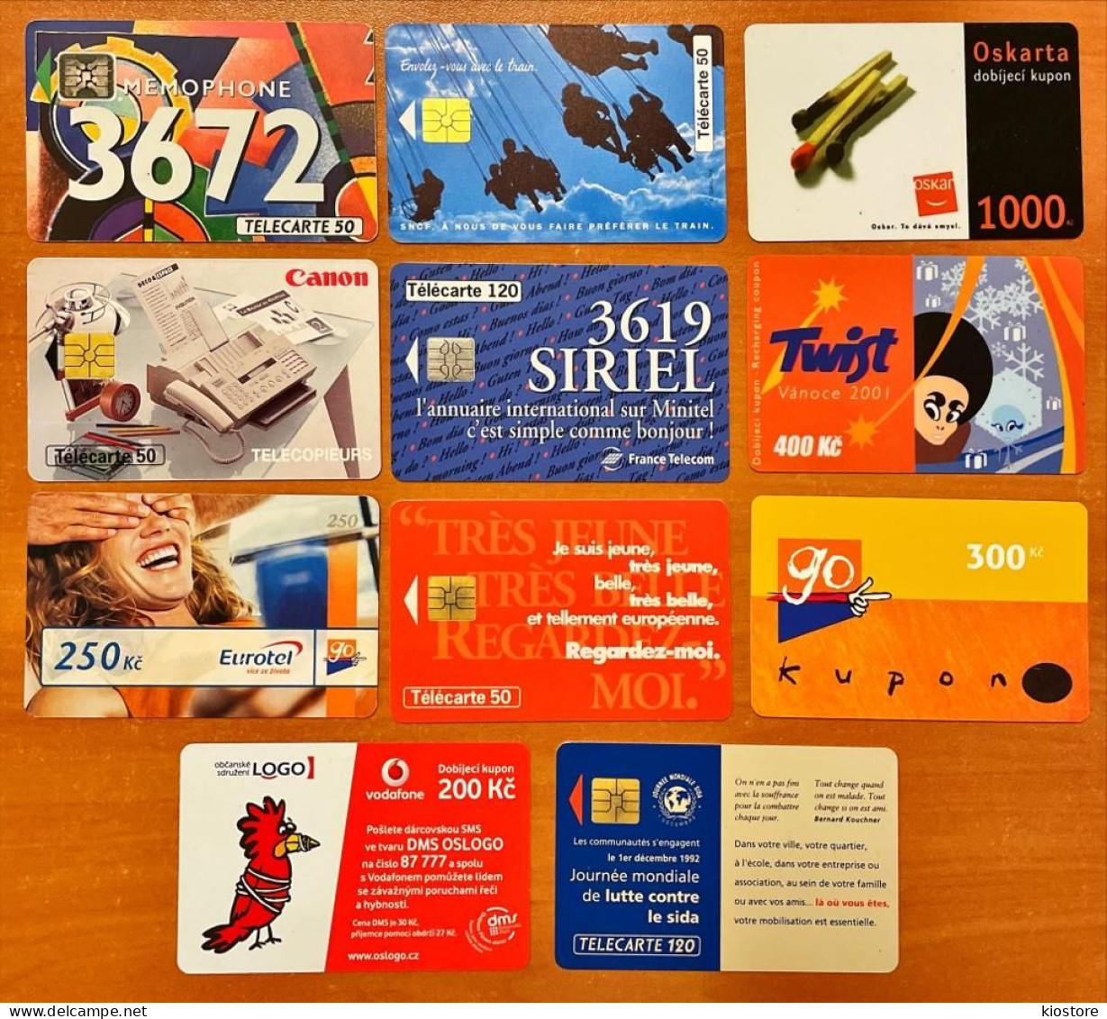 11 Different Phonecards - Operators Theme - Operatori Telecom