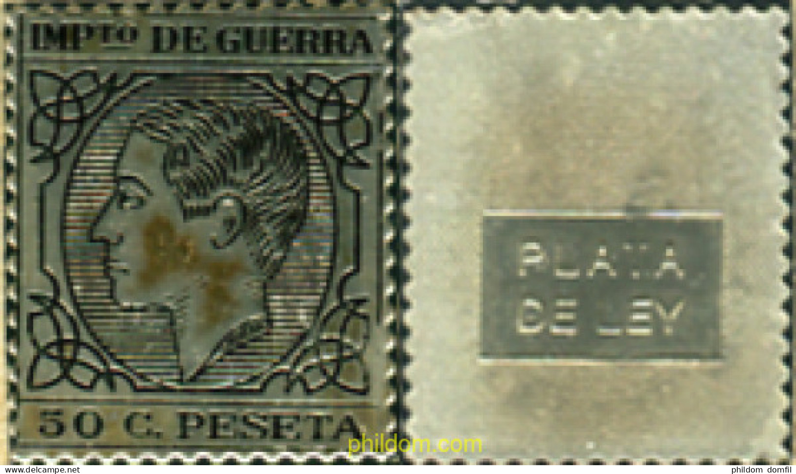 350977 MNH ESPAÑA 1877 ALFONSO XII - Unused Stamps