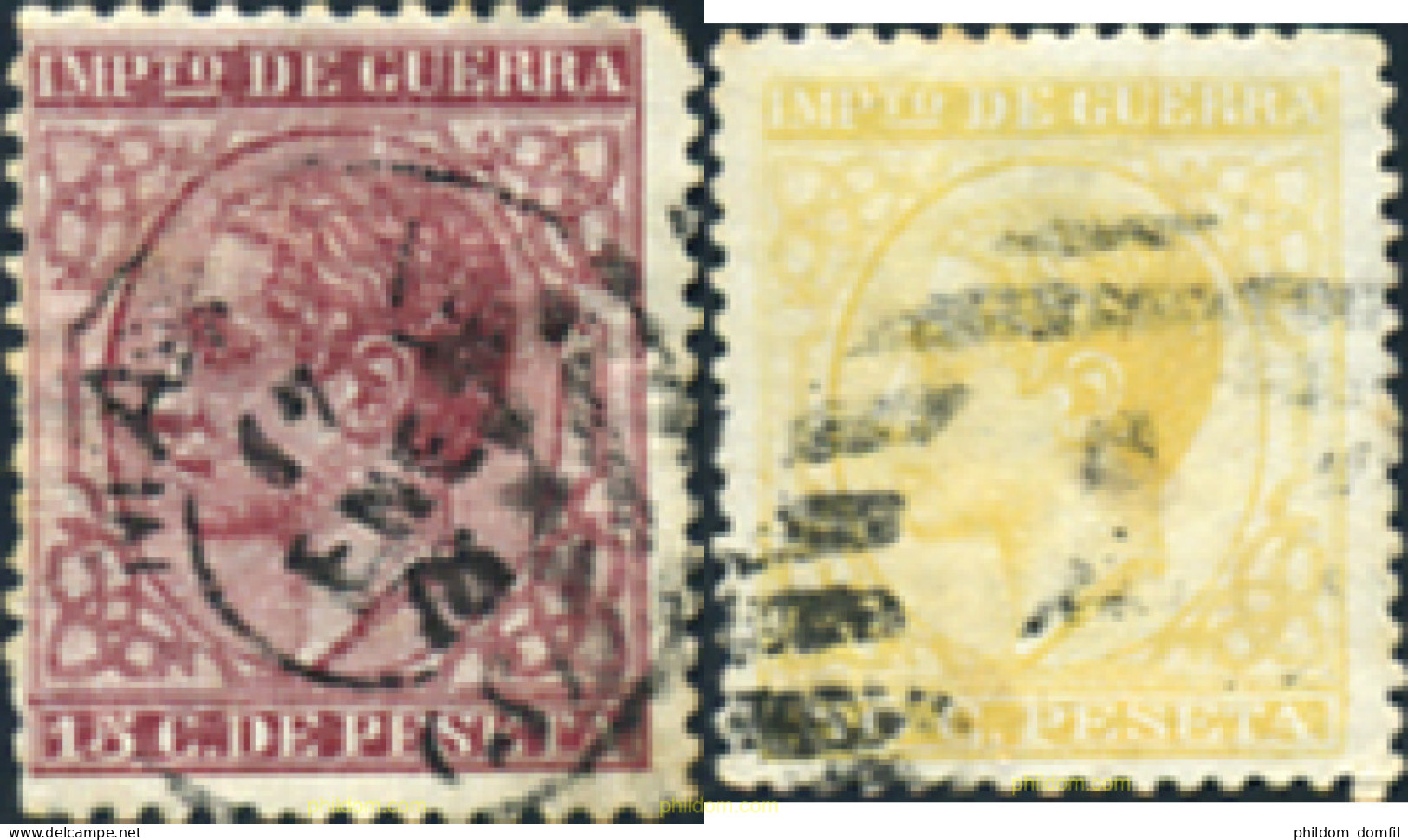 365780 USED ESPAÑA 1877 ALFONSO XII - Unused Stamps