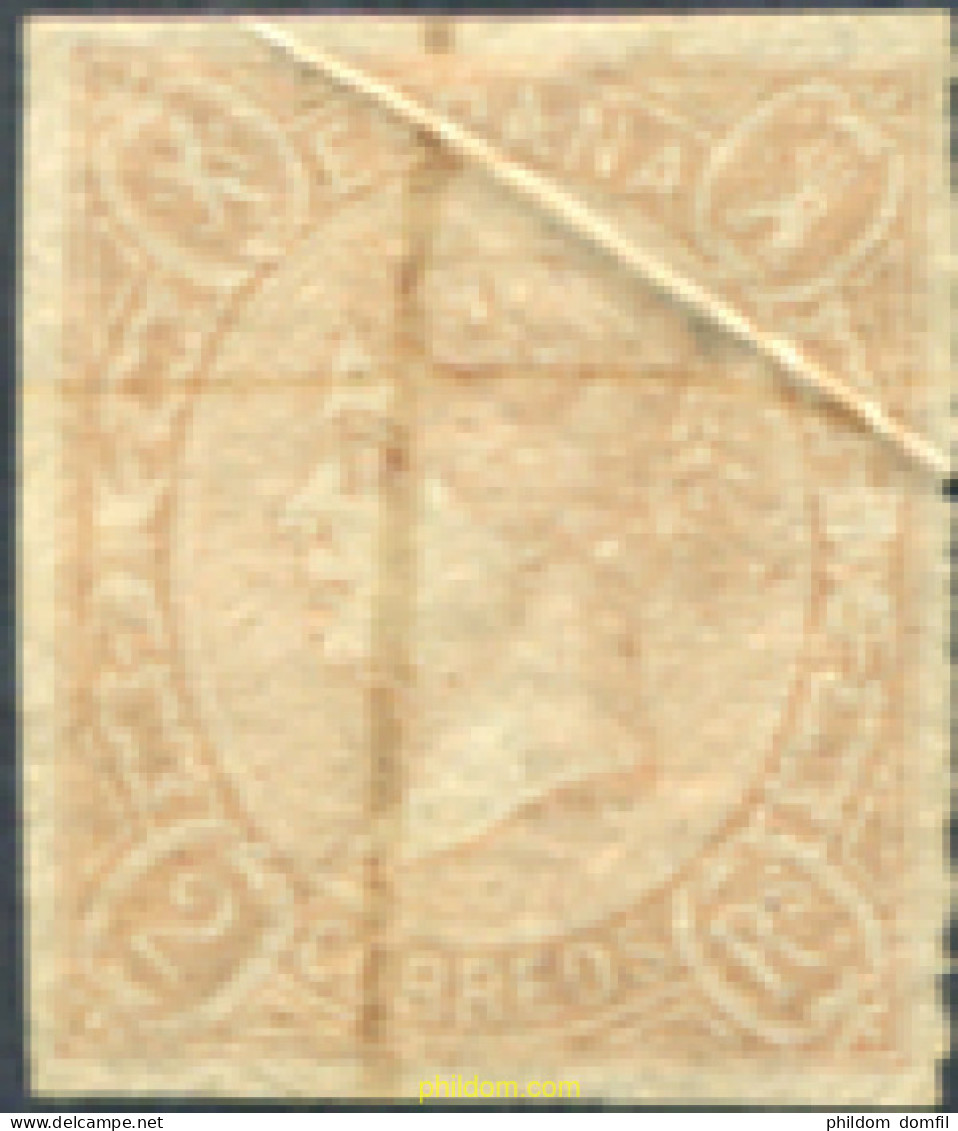 285143 USED ESPAÑA 1865 ISABEL II - Postfris – Scharnier