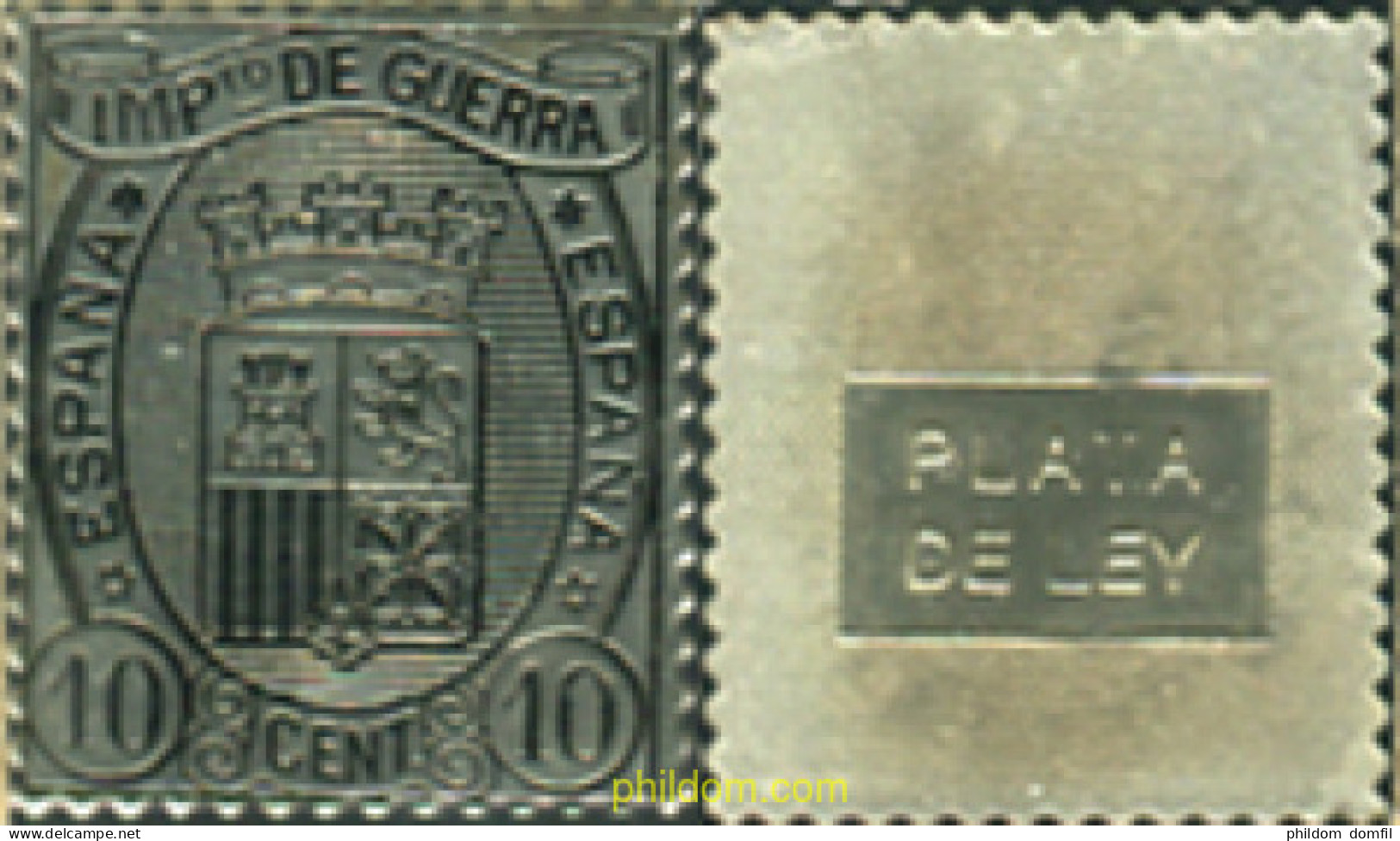 350972 MNH ESPAÑA 1875 ESCUDO DE ESPAÑA - Nuevos