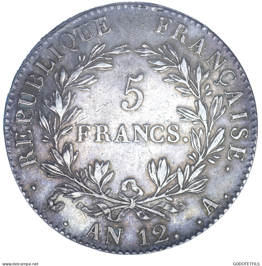 Premier-Empire-5 Francs Napoléon Ier An 12 (1804) Paris - 5 Francs