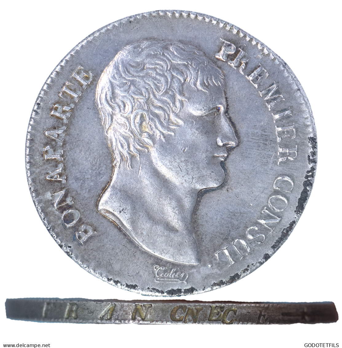 Consulat-Bonaparte Premier Consul-5 Francs An 11 (1803) Paris-Tranche Fautée - 5 Francs