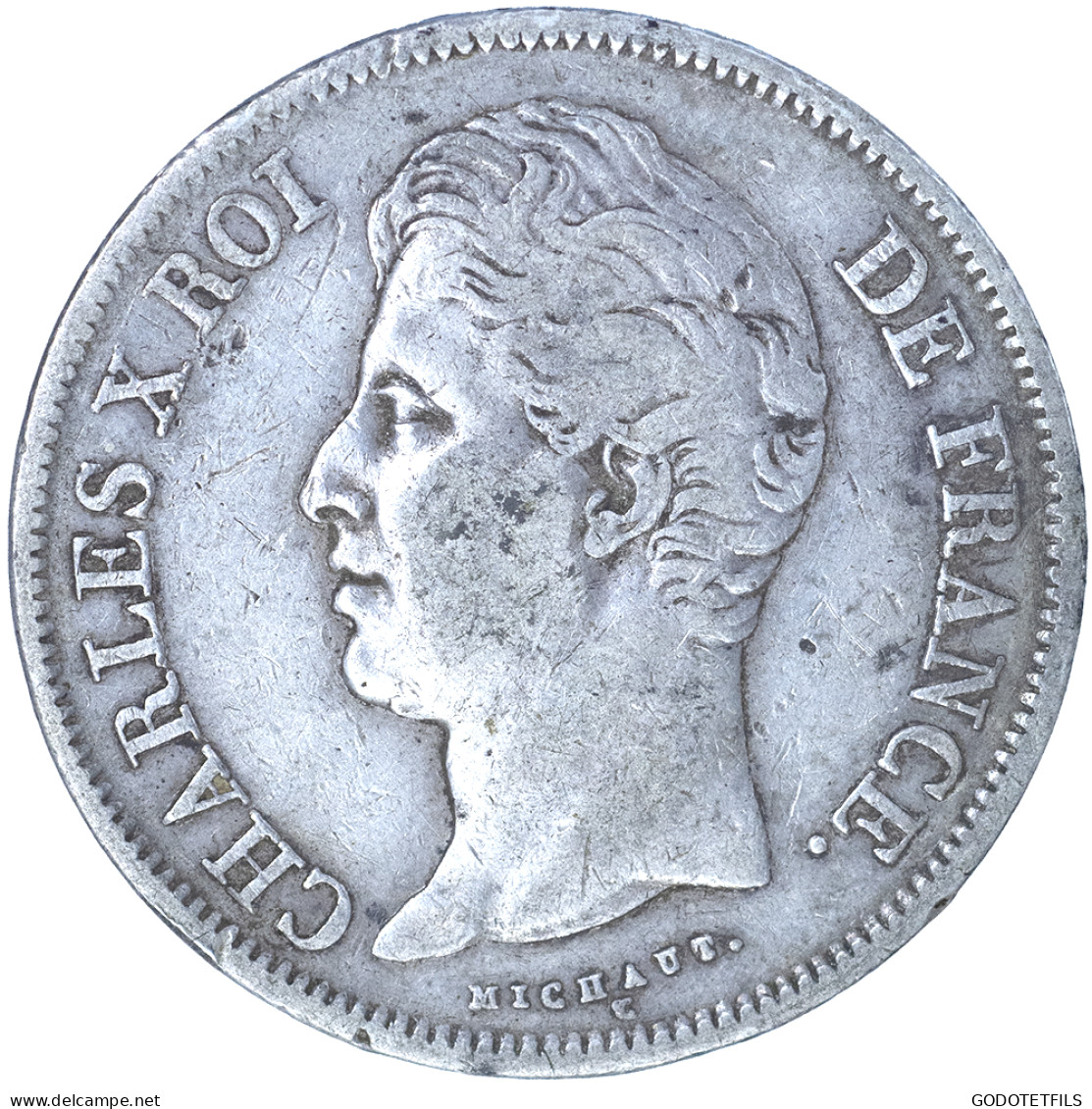 Charles X-5 Francs 1829 Perpignan - 5 Francs