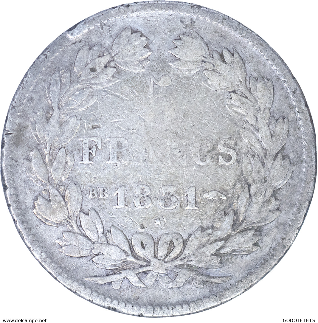 Louis-Philippe- 5 Francs 1831 Strasbourg - 5 Francs