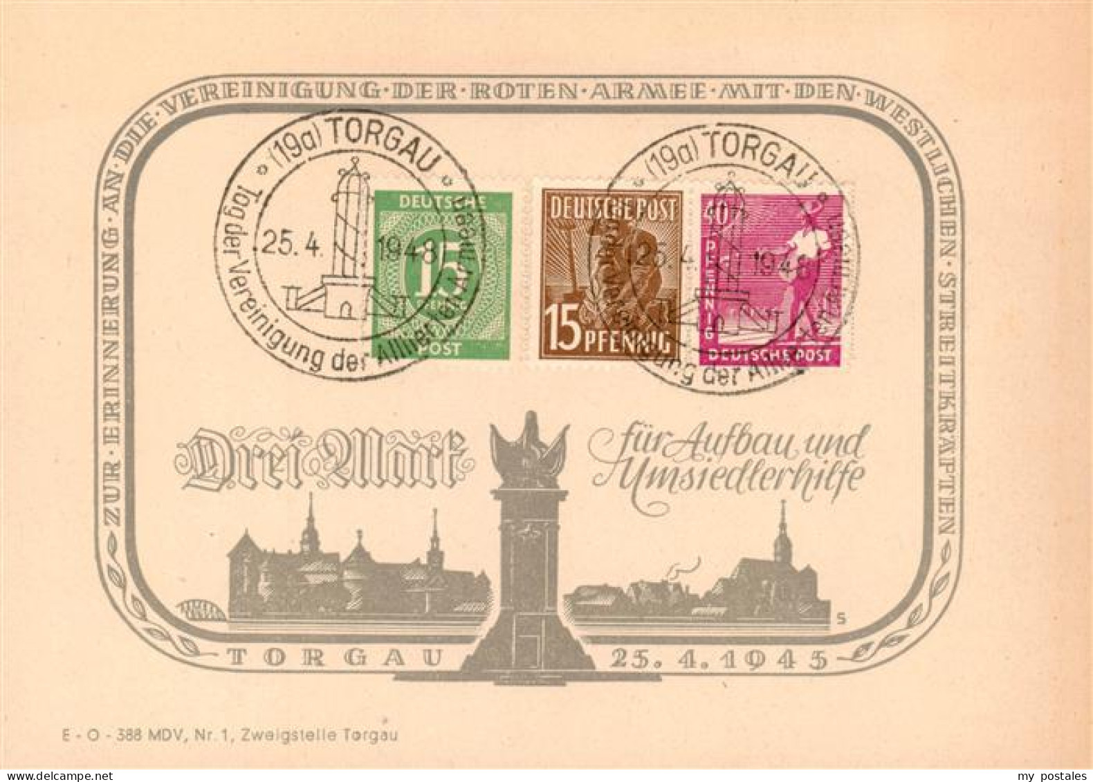 73909153 Torgau 3 Mark Notgeldschein Fuer Ausbau Und Umsiedlerhilfe - Torgau