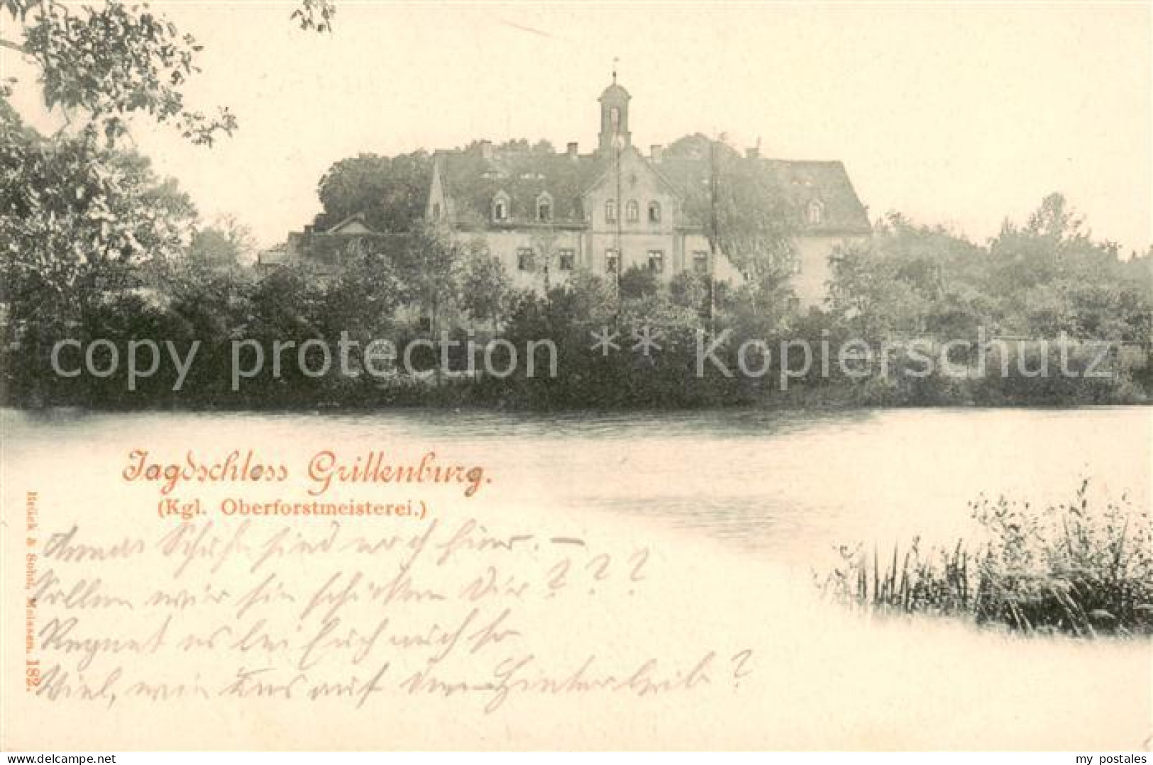 73801954 Grillenburg Tharandt Jagschloss Koenigliche Oberforstmeisterei  - Tharandt