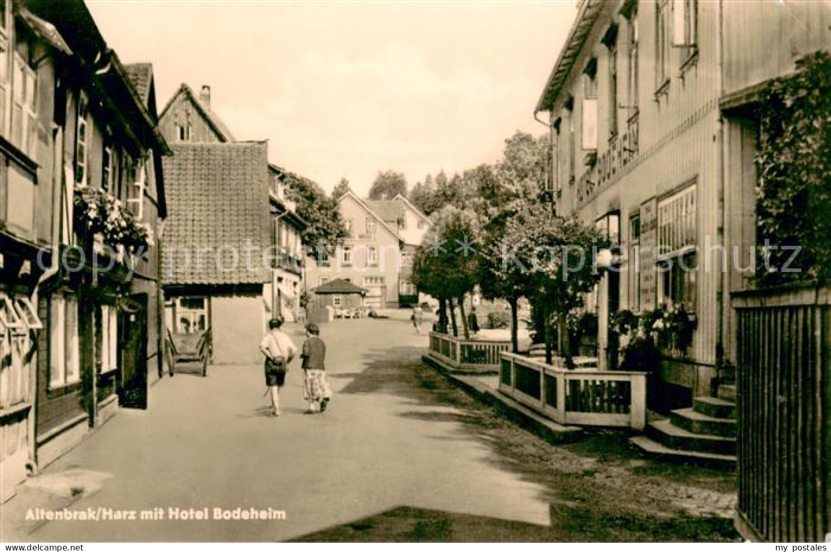 73710639 Altenbrak Harz Ortspartie Mit Hotel Bodeheim Altenbrak Harz - Altenbrak