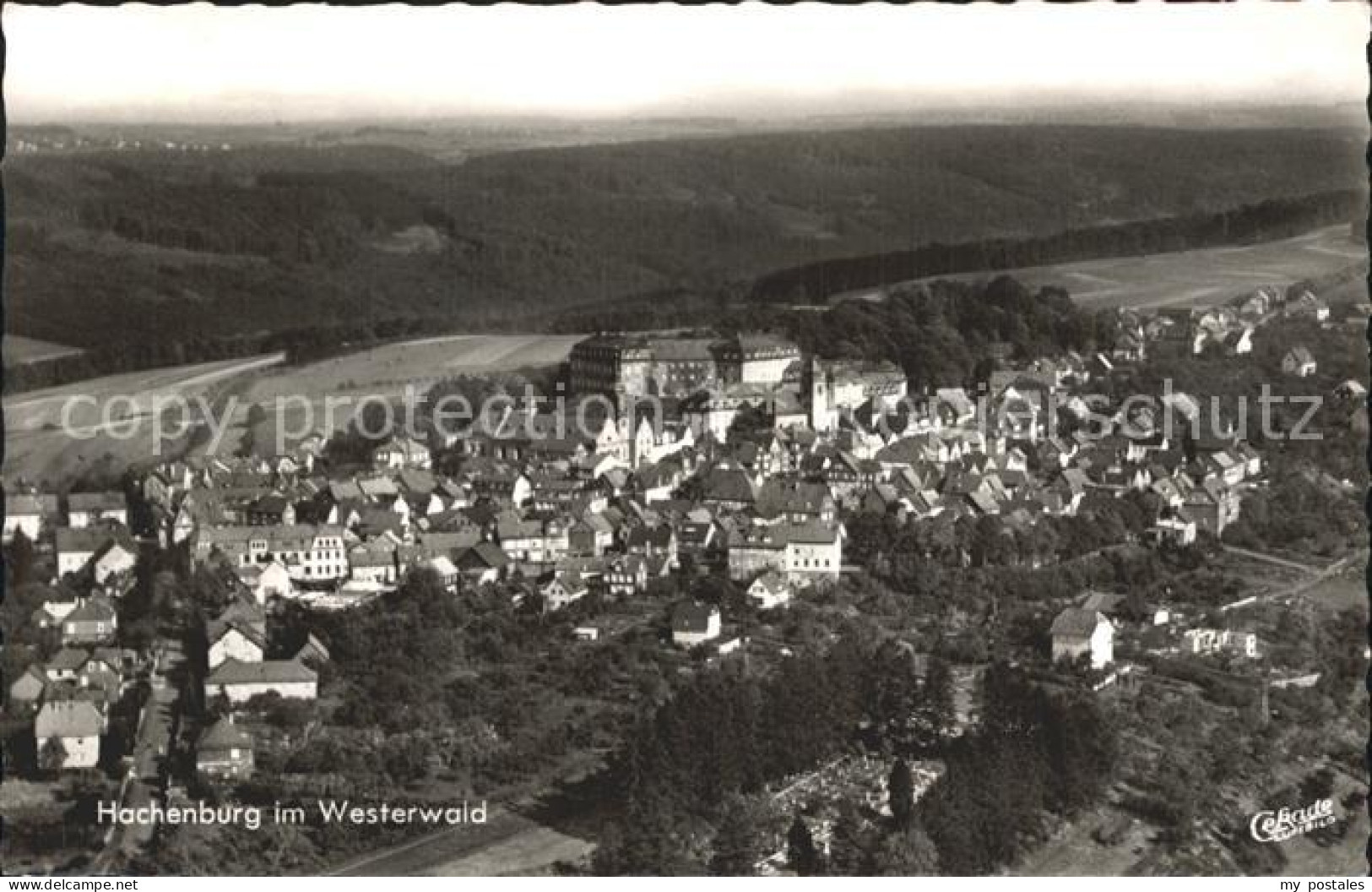 72314089 Hachenburg Westerwald Fliegeraufnahme Hachenburg - Hachenburg