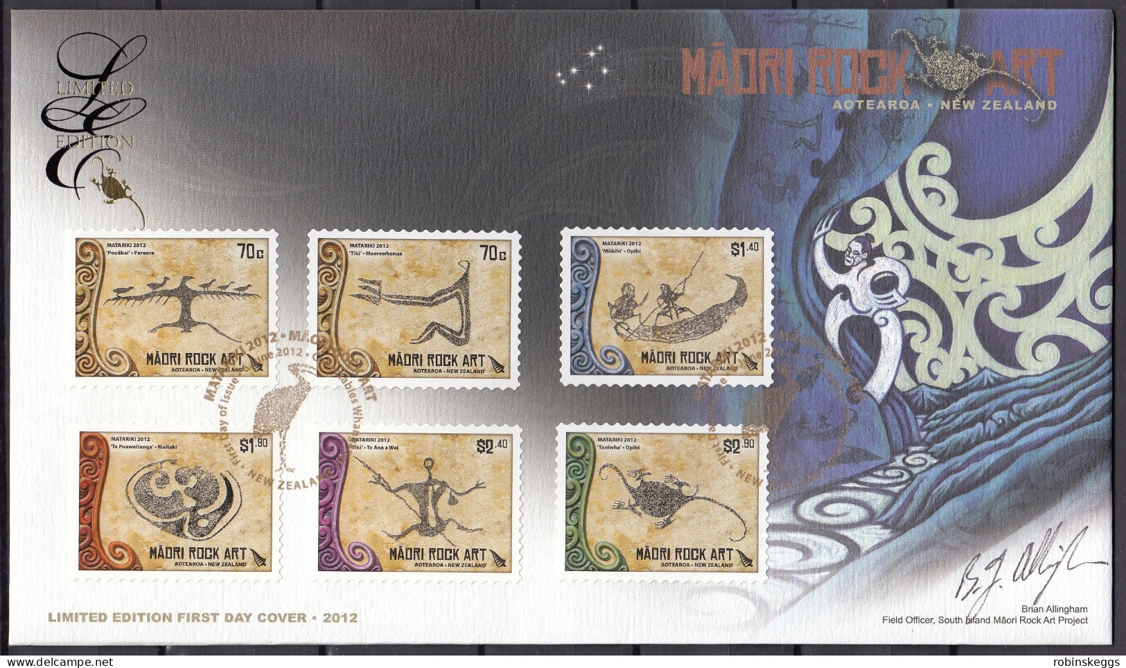 NEW ZEALAND 2012 Matariki (Maori New Year), Limited Edition FDC - Autres & Non Classés