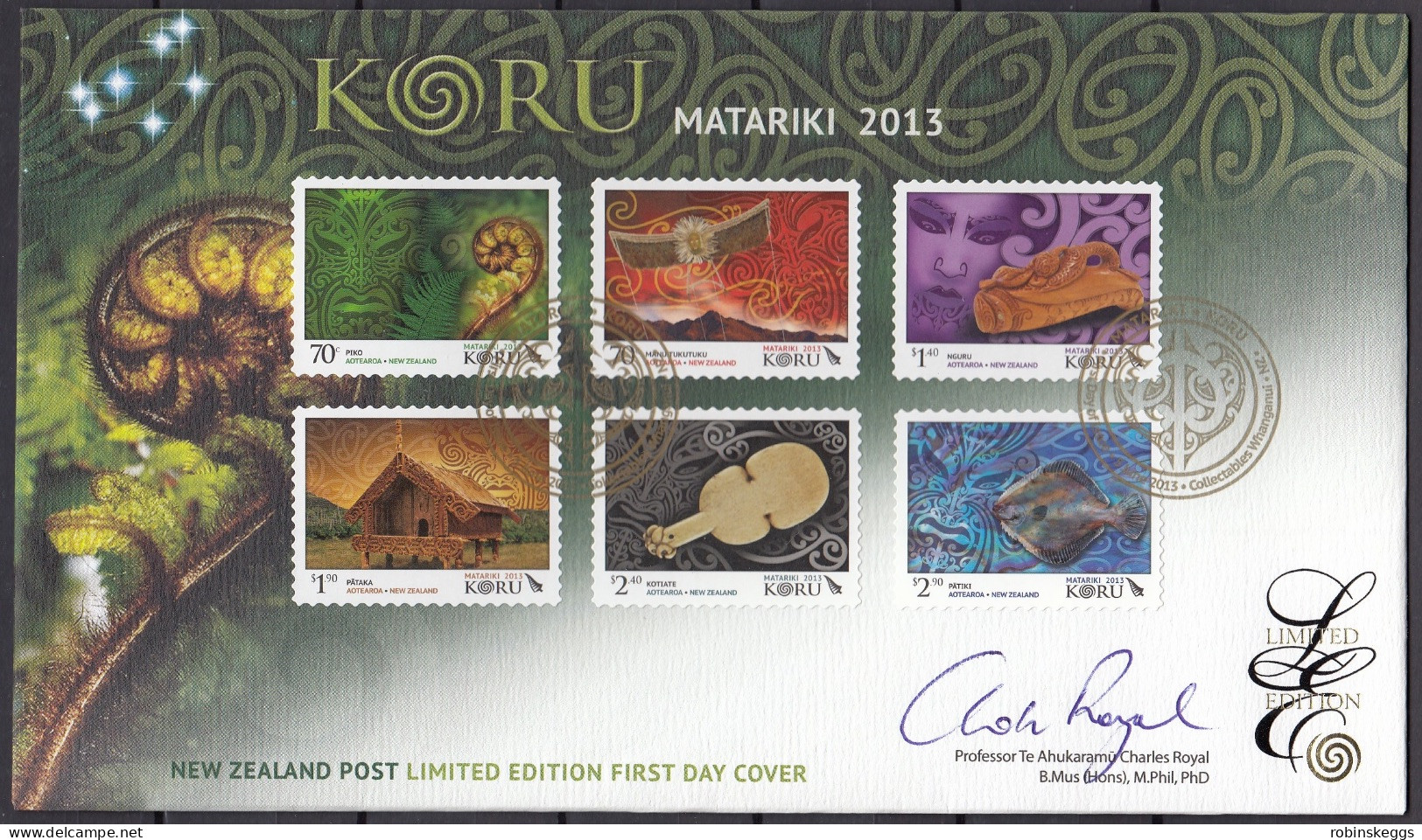 NEW ZEALAND 2013 Matariki (Maori New Year), Limited Edition FDC - Autres & Non Classés