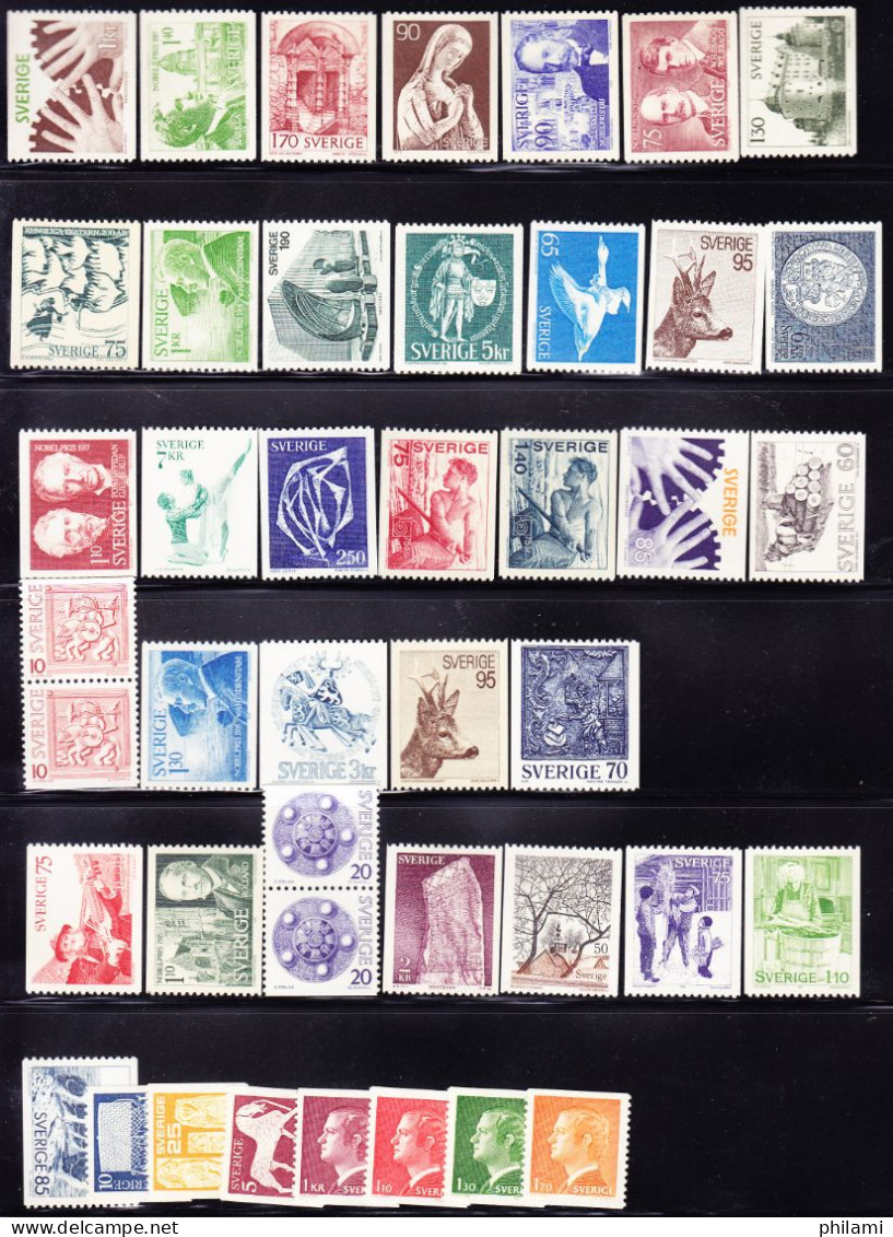 SUEDE, Collection ** MNH  (8B635/6) - Collections