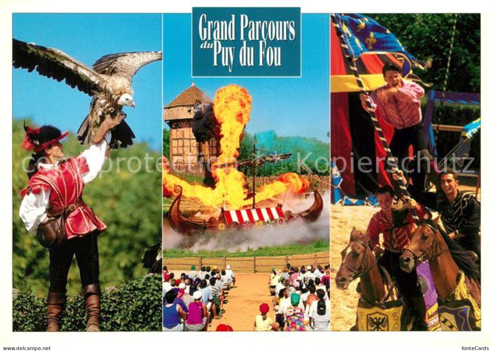 73485287 Falkner Grand Parcours Du Puy Du Fou Les Espesses  - Autres & Non Classés