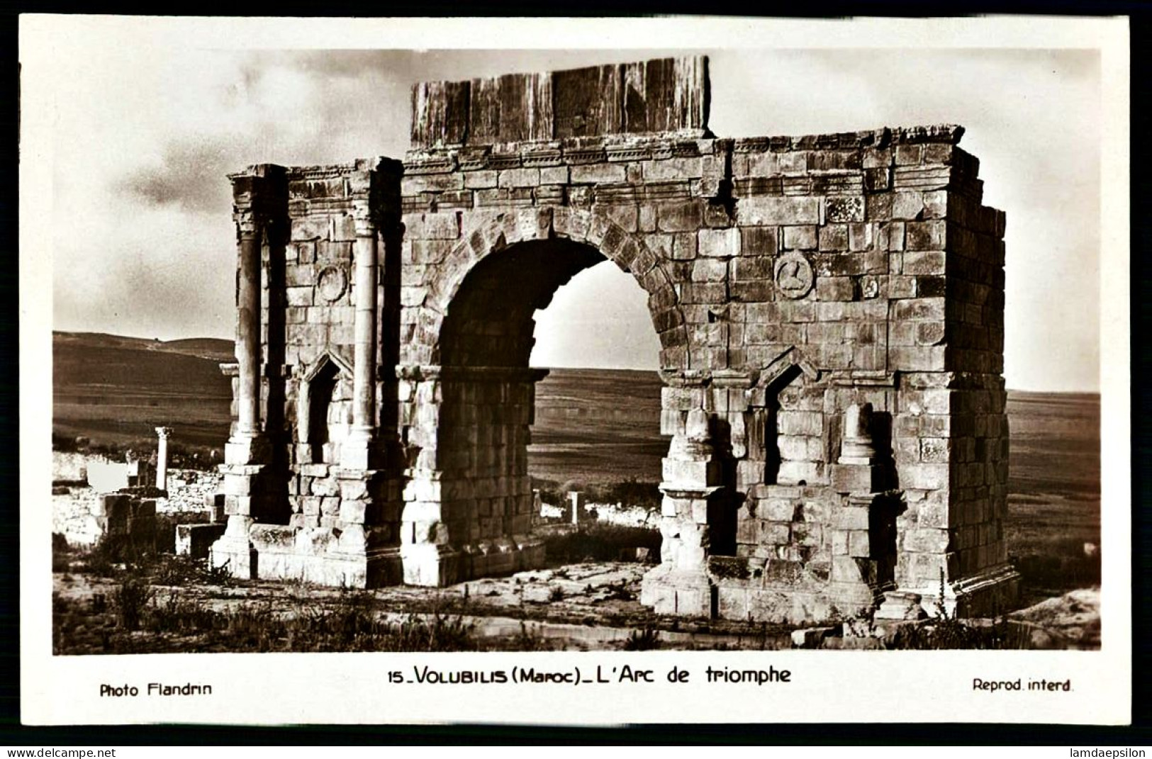 A66  MAROC CPA VOLUBILIS  - L' ARC DE TRIOMPHE - Collezioni E Lotti