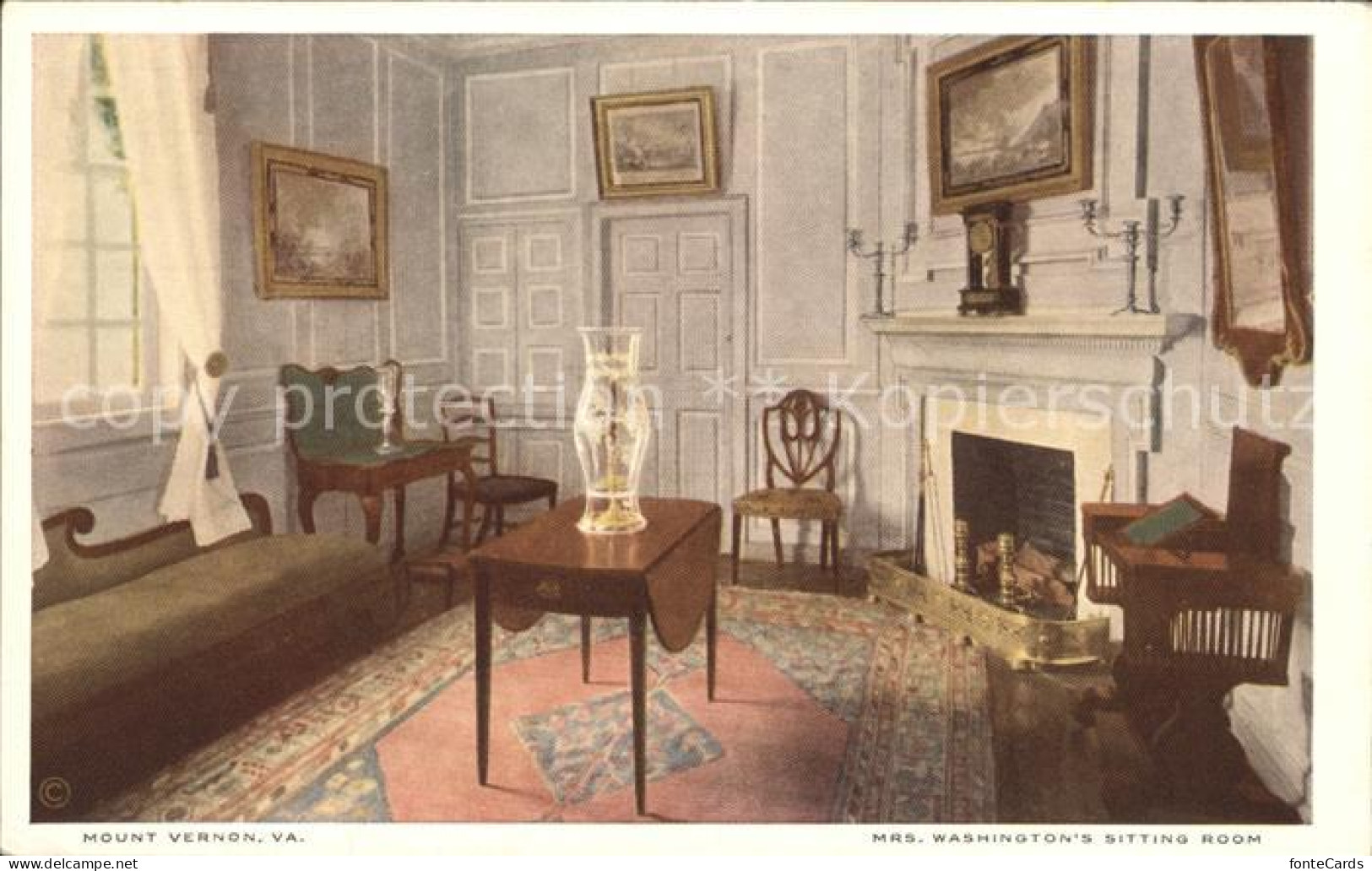 71990949 Mount_Vernon_Virginia Mrs. Washingtons Sitting Room - Autres & Non Classés