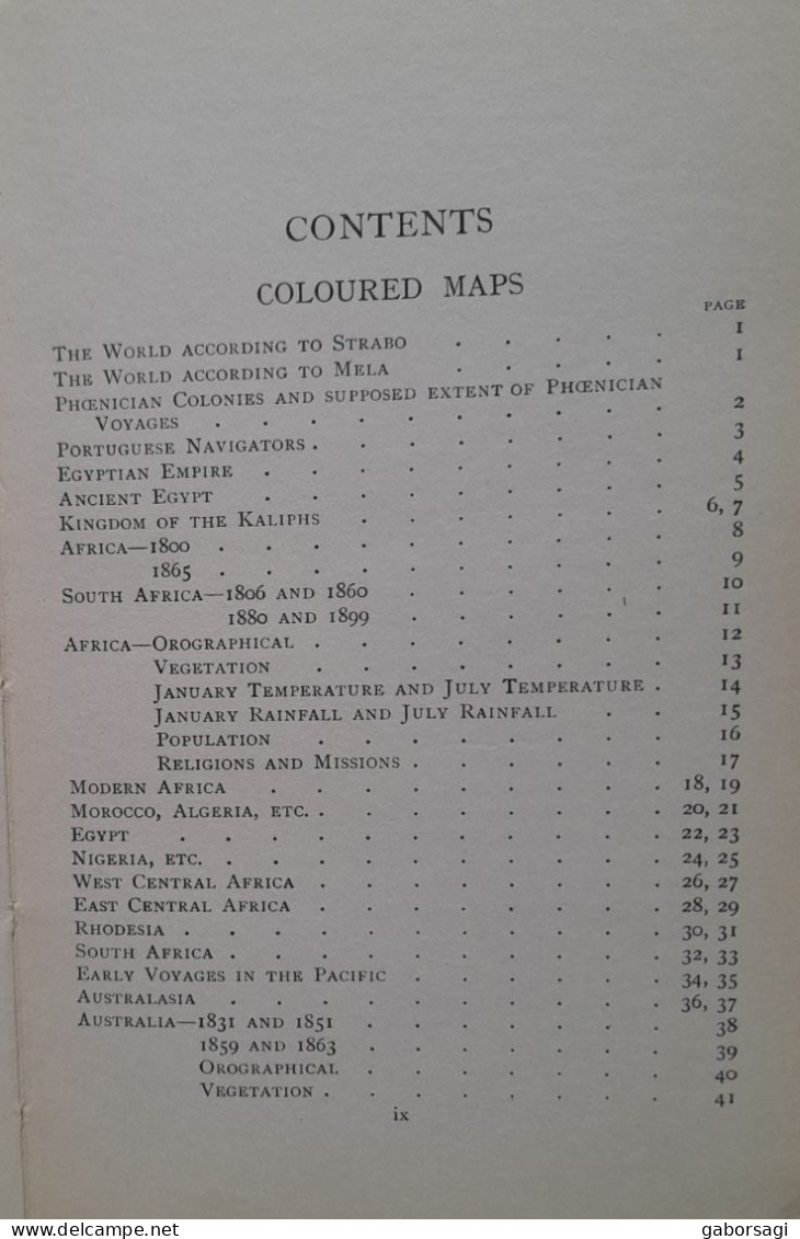 A literary & historical Atlas of Africa and Australasia