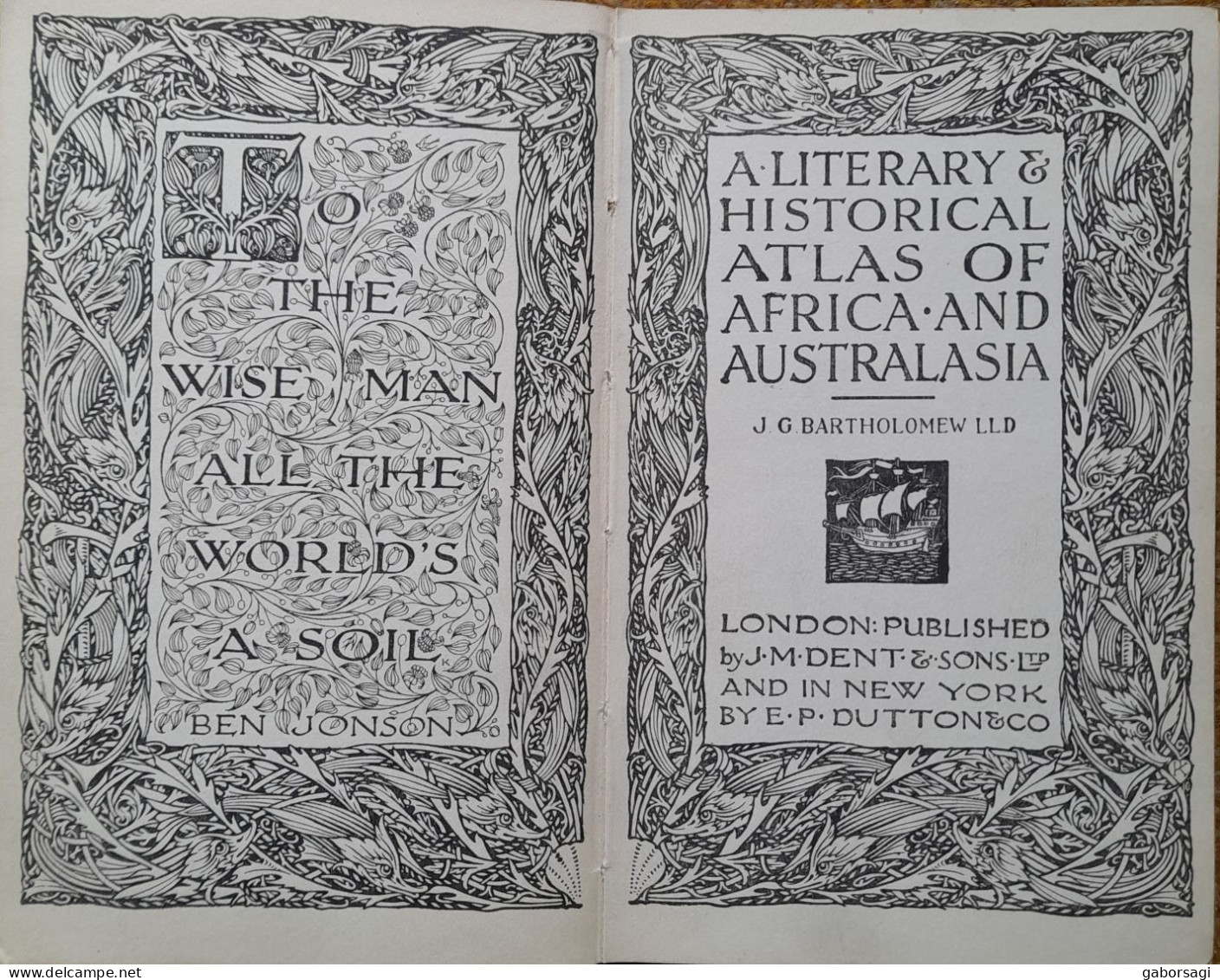 A literary & historical Atlas of Africa and Australasia