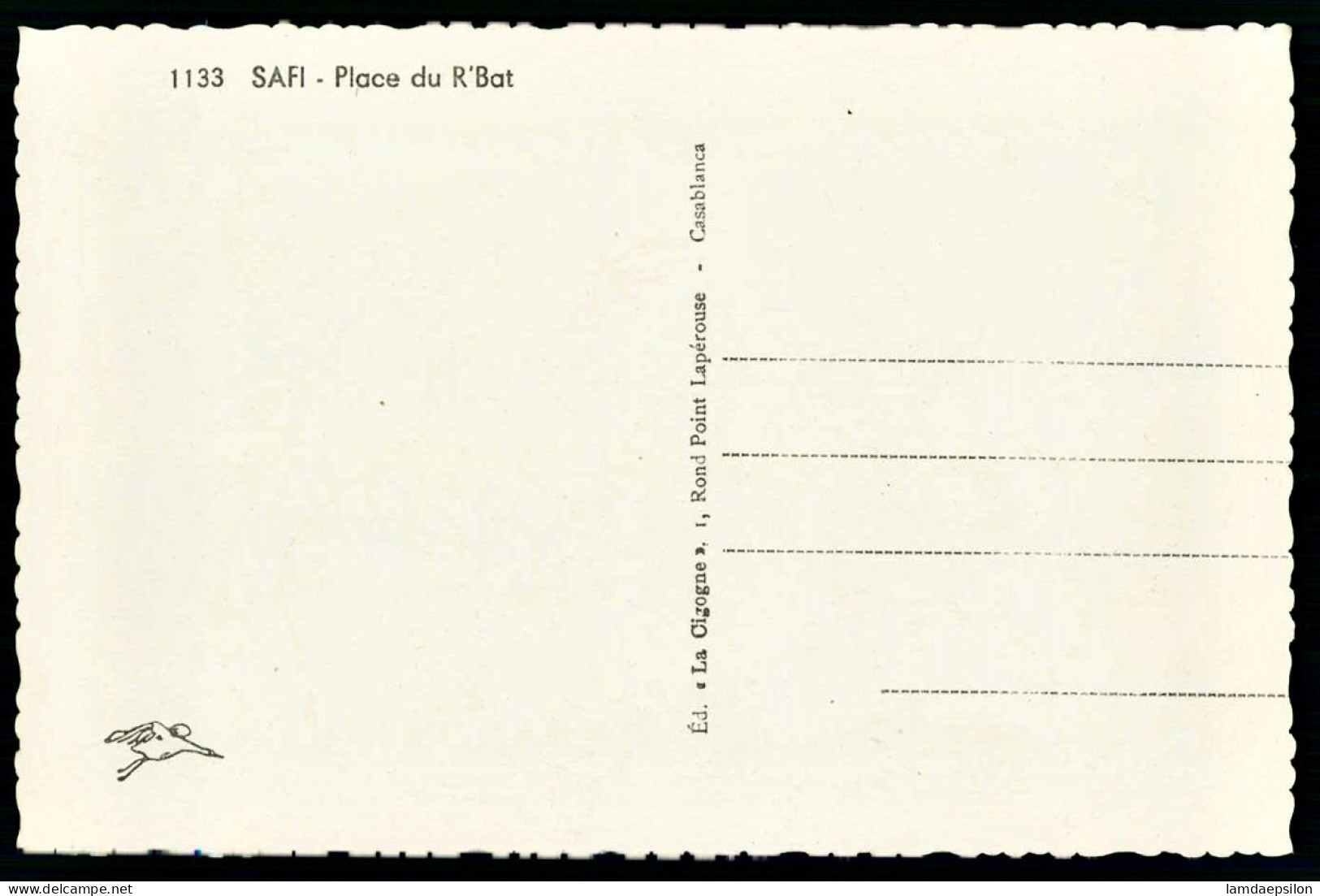 A66  MAROC CPA SAFI - PLACE DU R'BAT - Sammlungen & Sammellose