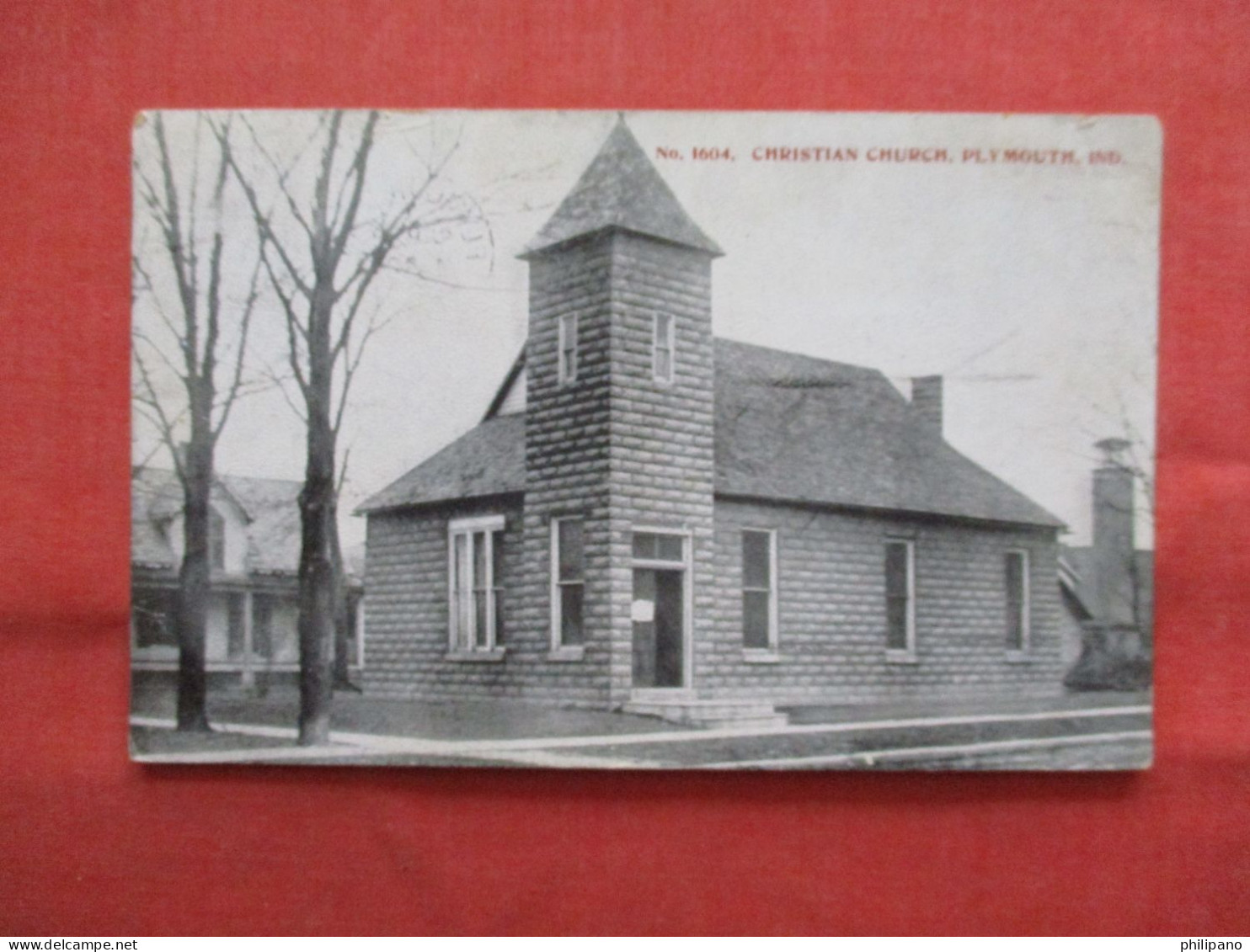 Christian Church     Plymouth. - Indiana >    Ref 6295 - Autres & Non Classés