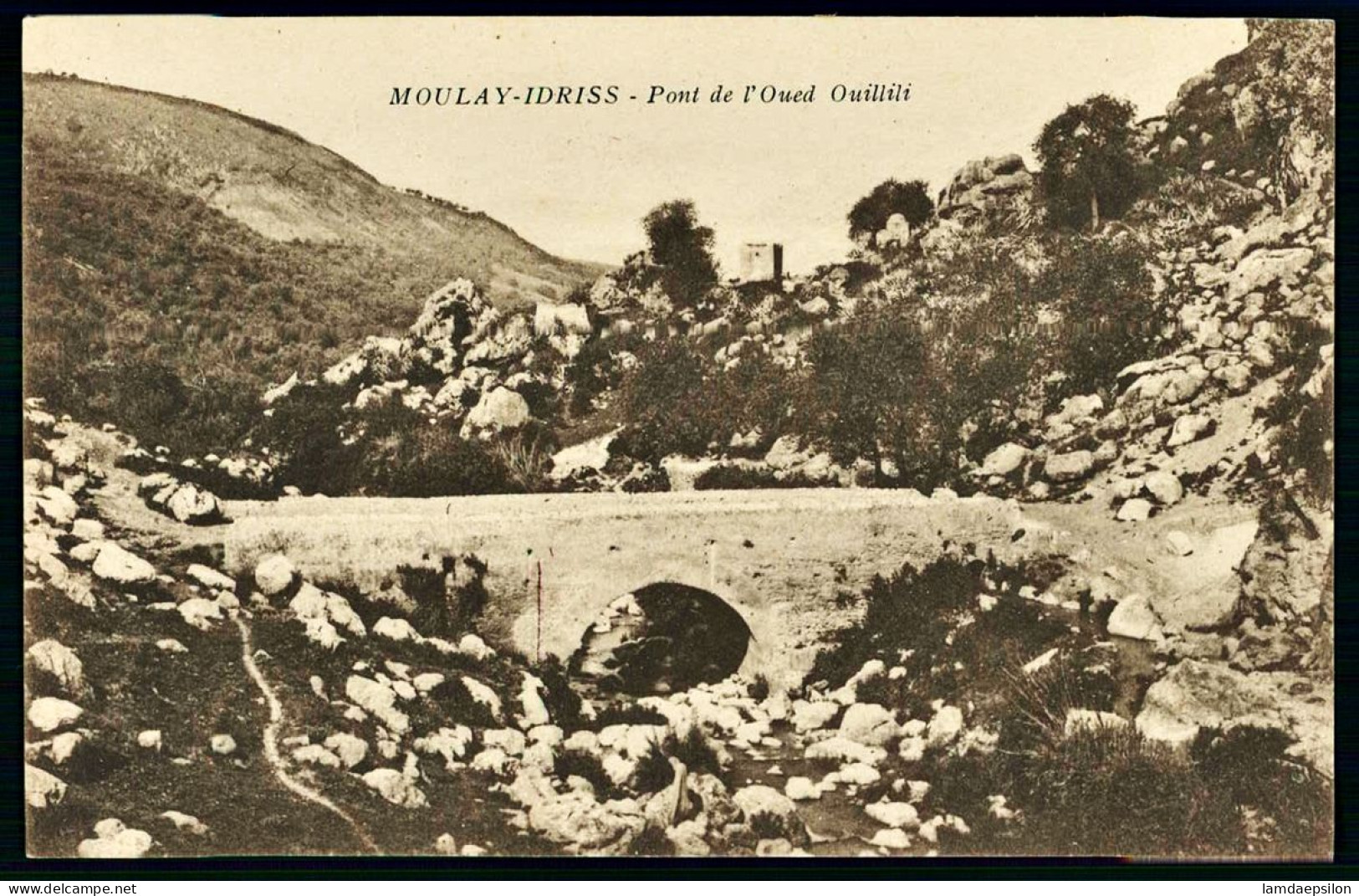 A66  MAROC CPA MOULAY IDRISS - PONT DE L' OUED OUILLILI - Collections & Lots