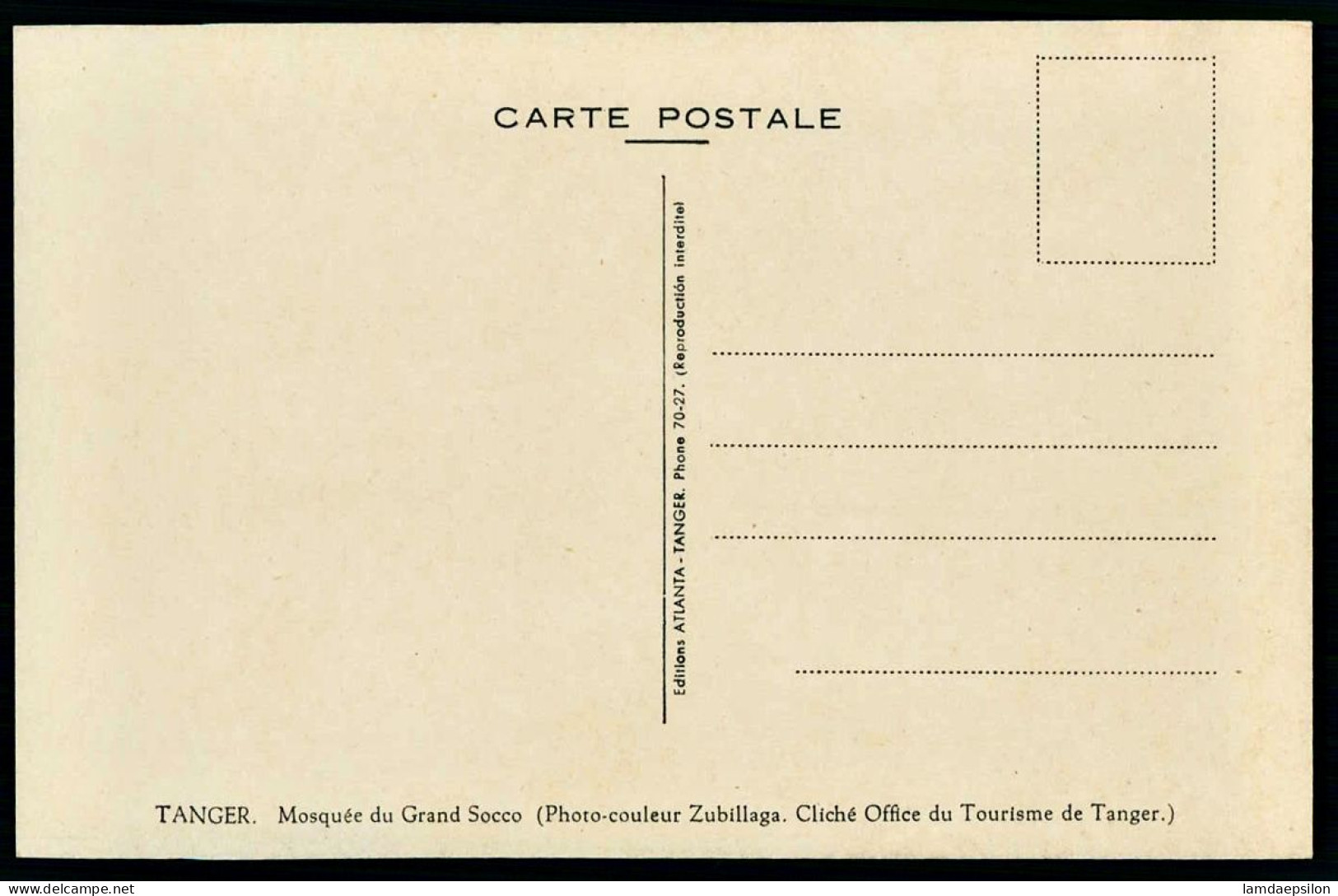 A66  MAROC CPA TANGER - MOSQUEE DU GRAND SOCCO - Sammlungen & Sammellose