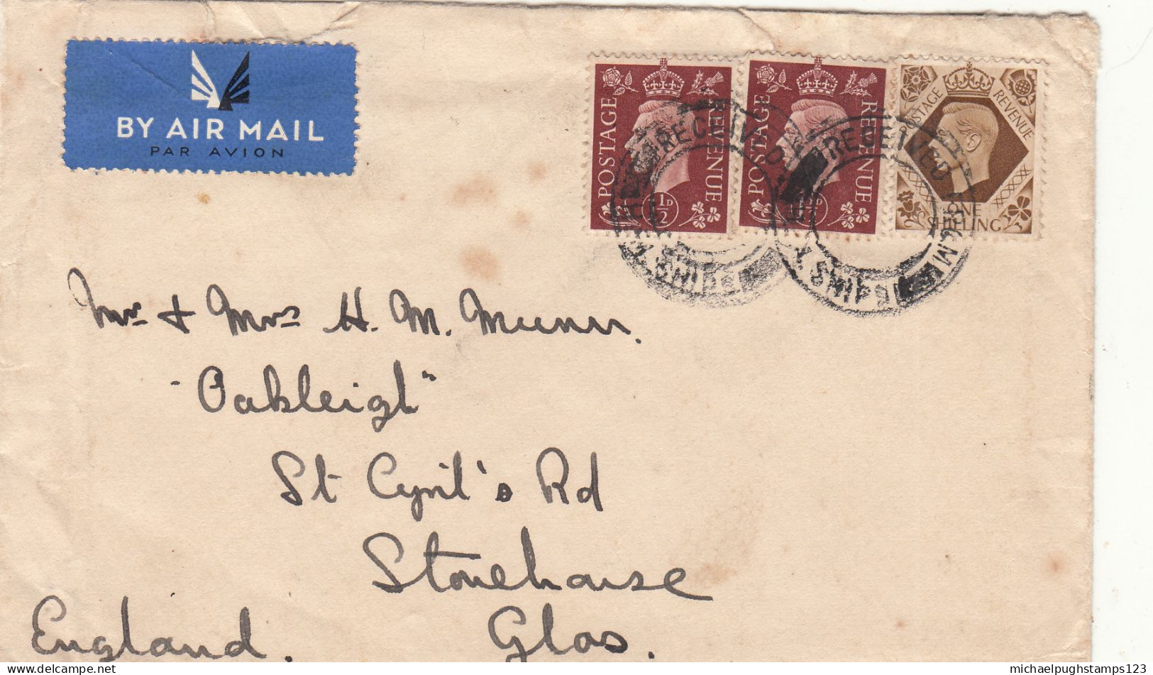 G.B. / W.W.2 Royal Navy Censorship / Ship Mail