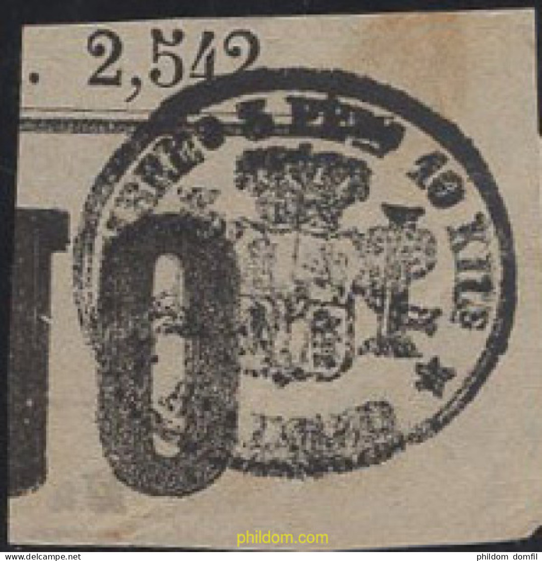 652812 USED ESPAÑA 1871 TIMBRES DE PERIODICOS - Nuovi