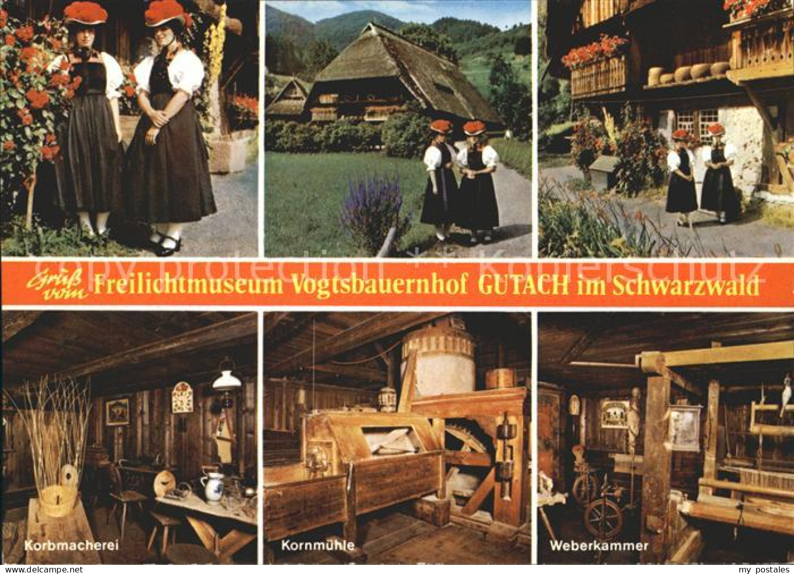 72305165 Gutach Breisgau Freilichtmuseum Vogtsbauernhof Kornmuehle Weberkammer T - Gutach (Breisgau)
