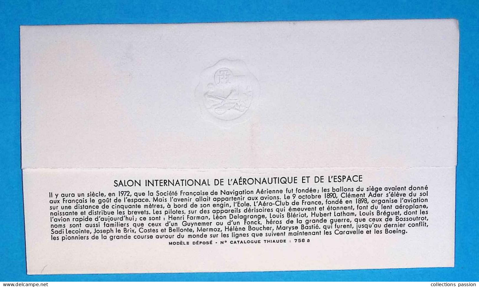 FDC, 1 Er Jour, Aviation, Aviateur, Henri Farman, Salon International De L'aéronautique..., 1-6-71, LE BOURGET, 93 - 1970-1979