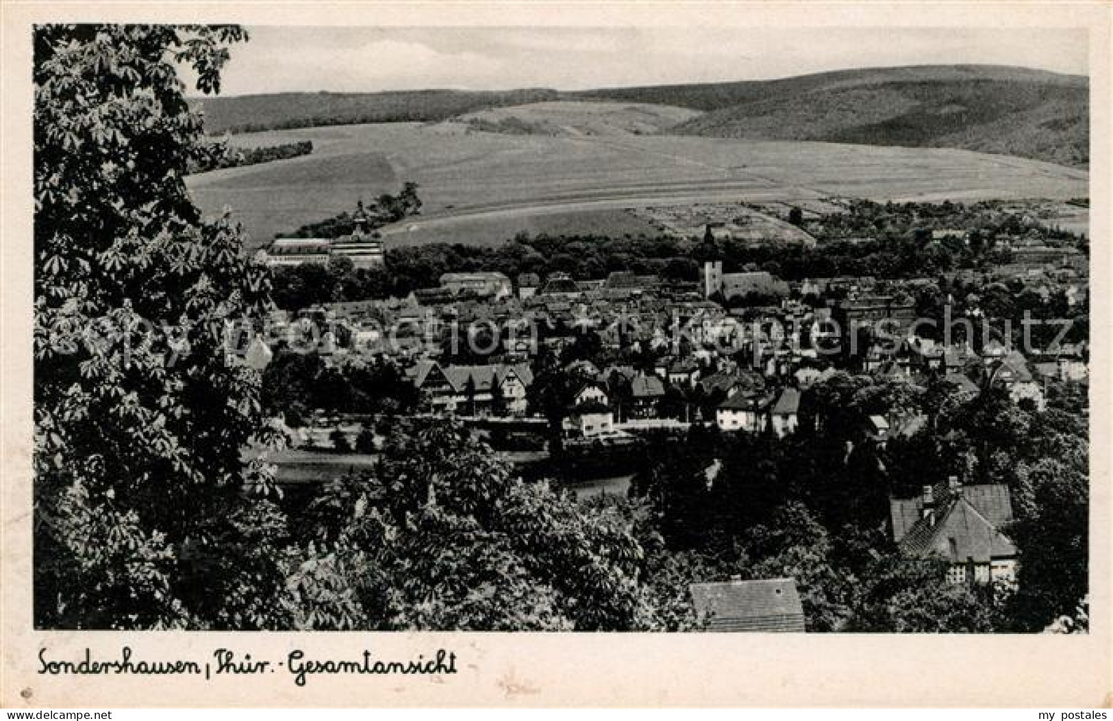 43092147 Sondershausen Thueringen Panorama Sondershausen Thueringen NZ4 - Sondershausen