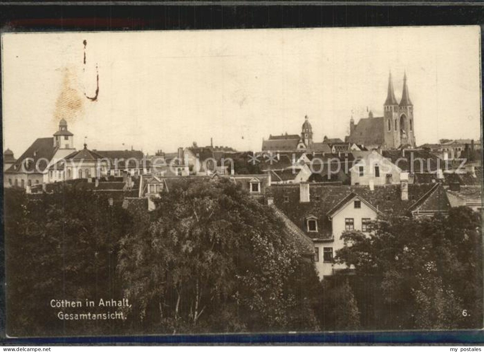 42418685 Coethen Ortsansicht Schloss Coethen - Koethen (Anhalt)