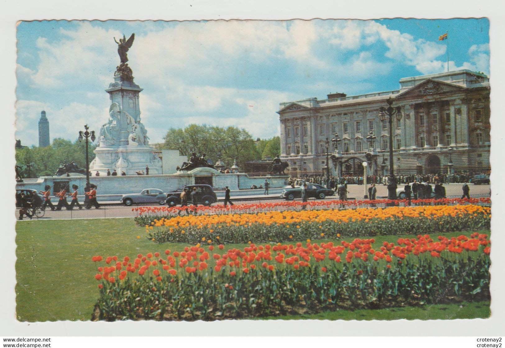 Londres Buckingham Palace N°195 Garde Voitures Cars Rolls Royce Ou Bentley Jaguar VOIR DOS - Buckingham Palace