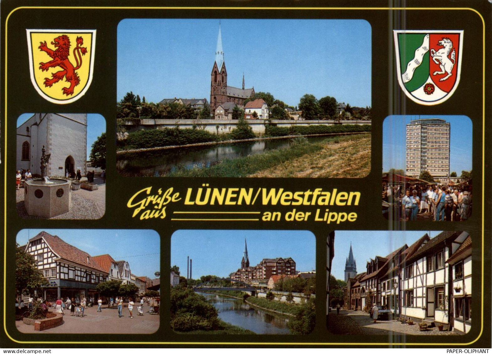 4670 LÜNEN, Mehrbild-AK, Stadtwappen - Lünen