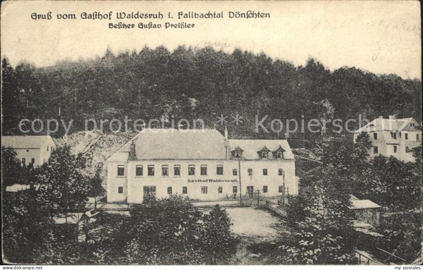 42397420 Doenschten Gasthof Waldesruh Im Fallbachtal Doenschten - Schmiedeberg (Erzgeb.)