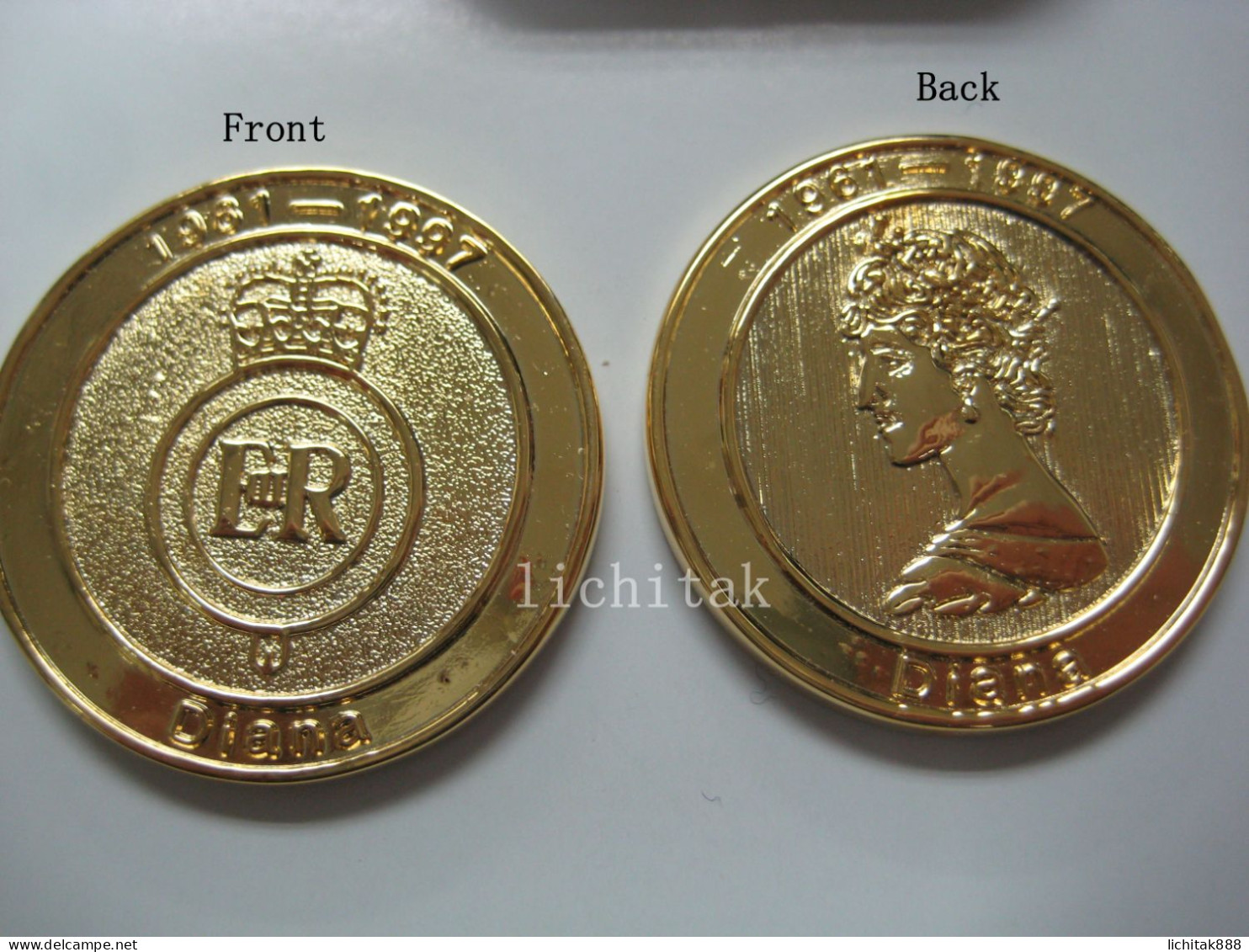 1961-1997 Lady Diana Spencer Commemorative Medallion - Non Classés