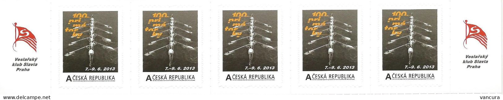 ** VZ Czech Republic Private Design Stamp Prague Primatorky Rowing - Mayor Rowing 2013 - Rudersport