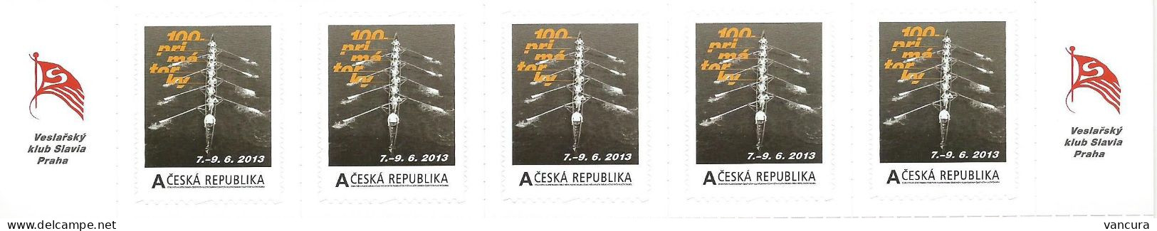 ** VZ Czech Republic Private Design Stamp Prague Primatorky Rowing - Mayor Rowing 2013 - Rowing